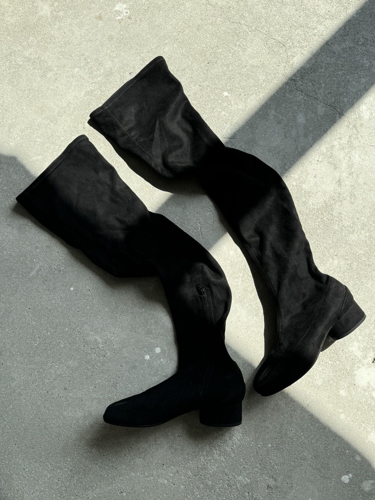 Maison Margiela Maison Margiela Tabi Suede High Boots Size US 7 / IT 37 - 6 Thumbnail