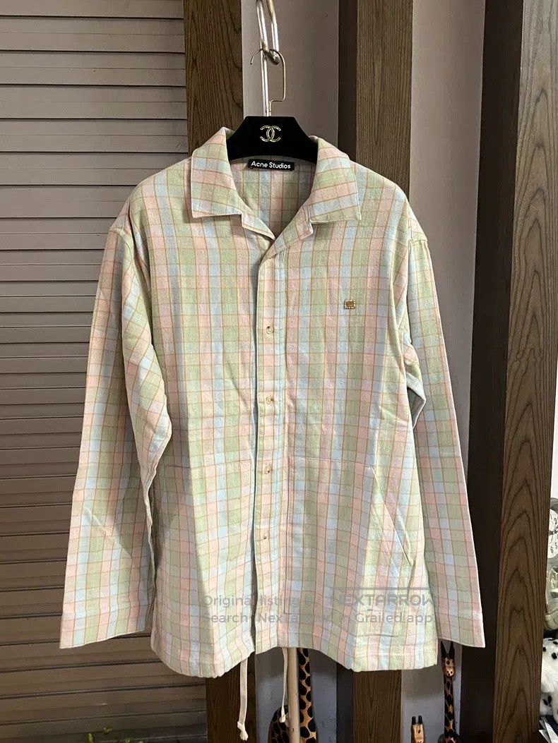 Acne Studios Acne Studios Macaron Color System Plaid Face Smile Flannel Size M / US 6-8 / IT 42-44 - 1 Thumbnail