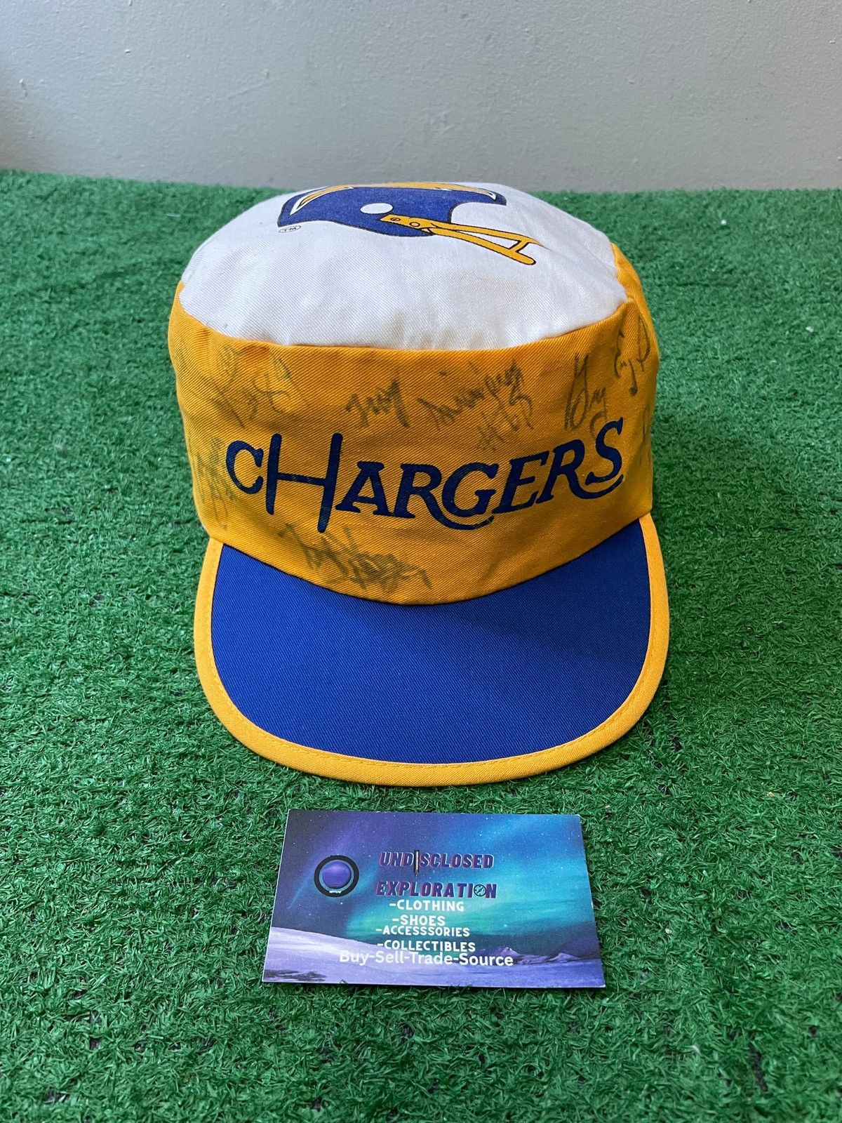 NFL Vintage 1980s San Diego Chargers NFL painters hat Size ONE SIZE - 1 Thumbnail