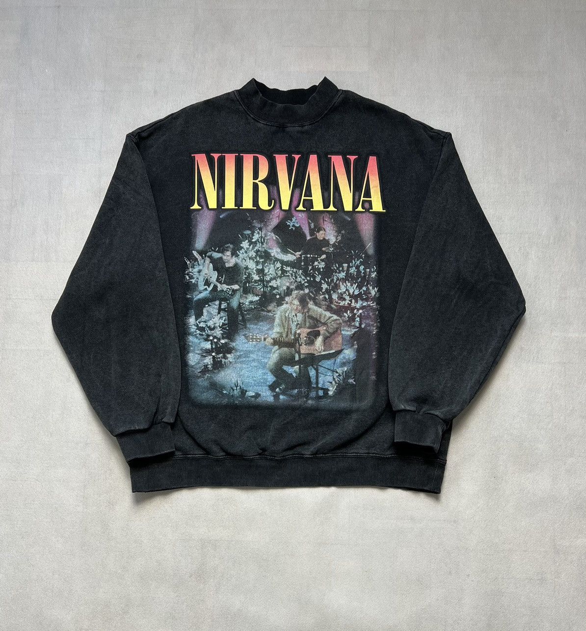 Band Tees × Nirvana Sweatshirt Nirvana Unplugged In New York print great Size US L / EU 52-54 / 3 - 1 Thumbnail