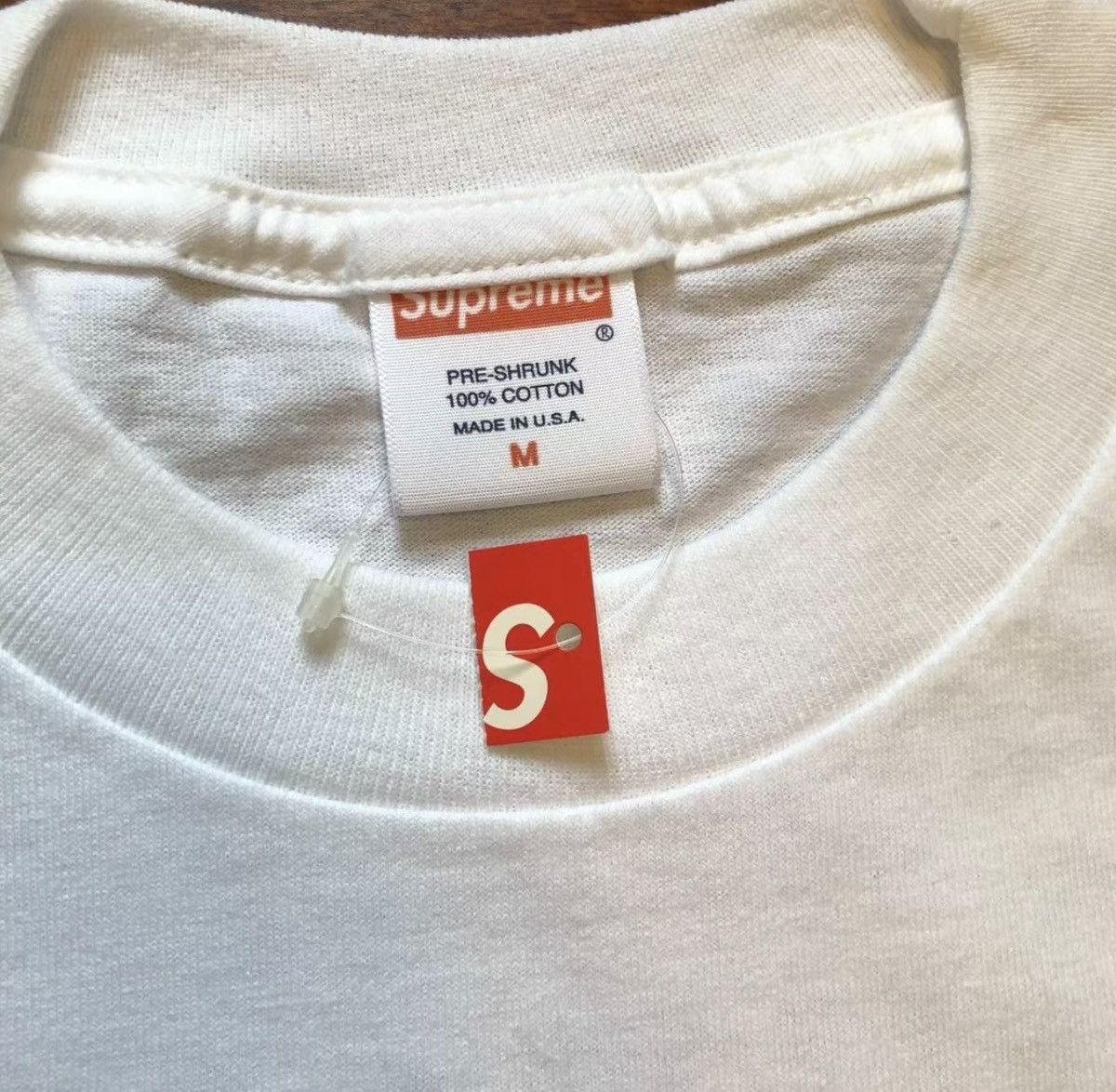 Neighborhood × Supreme Supreme neighborhood nbhd red on White box logo tee t-shirt Size US M / EU 48-50 / 2 - 5 Thumbnail