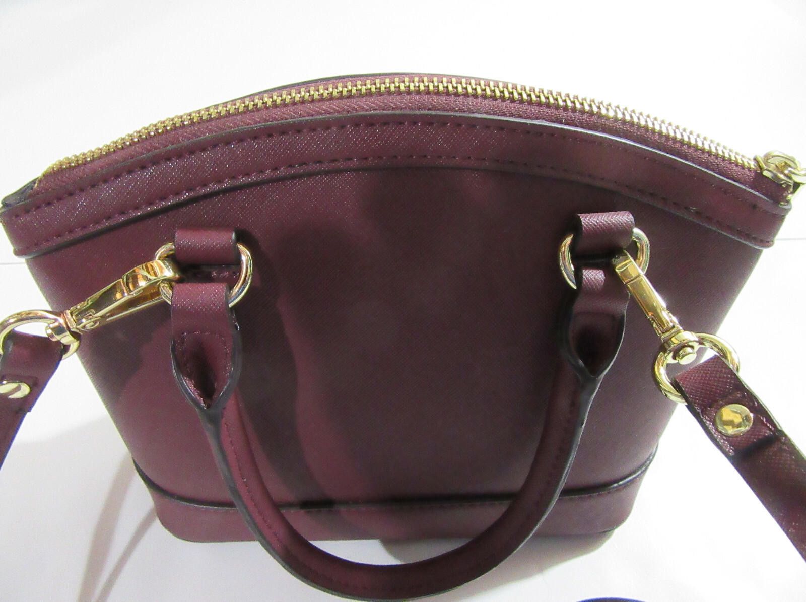 Designer Anne Klein New Recruits Crossbody Bag Garnet Burgundy NWT Size ONE SIZE - 5 Thumbnail
