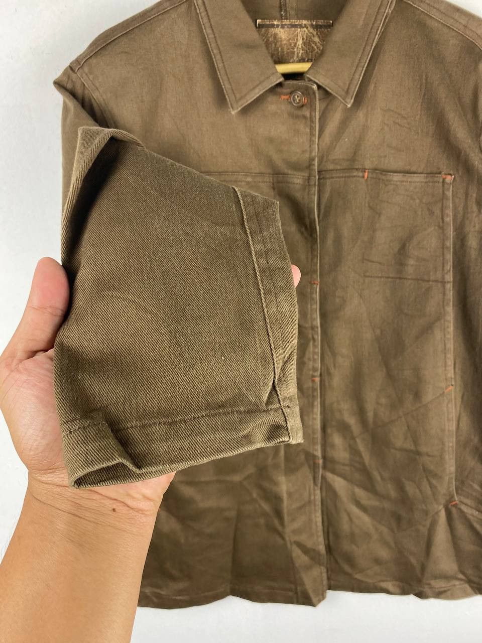 Japanese Brand japanese brand brown denim jacket nice design Size US L / EU 52-54 / 3 - 4 Thumbnail