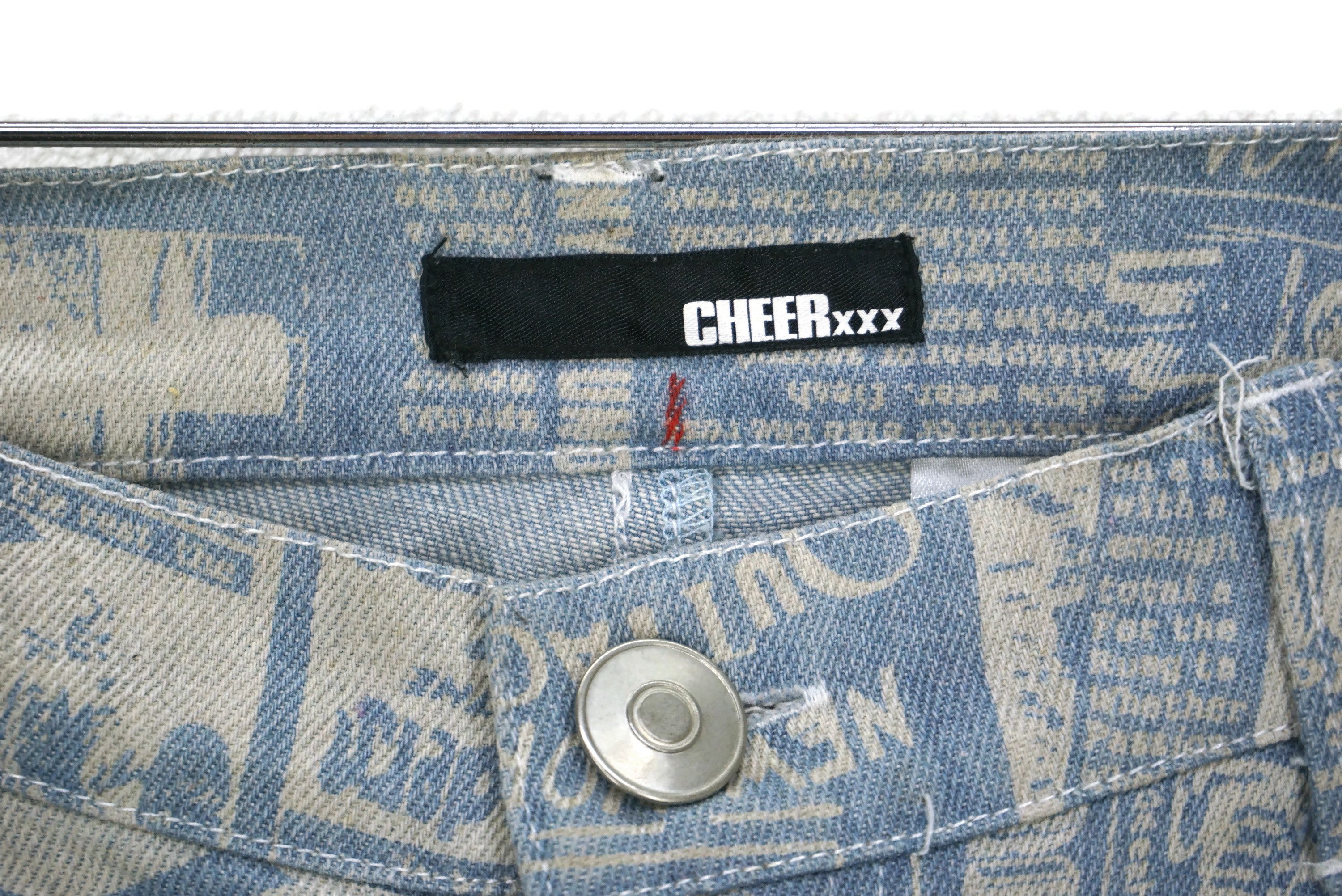 Japanese Brand Cheer XXX Jeans fit W33xL27.5 Full Print New York Dolls Size 30" / US 8 / IT 44 - 5 Thumbnail