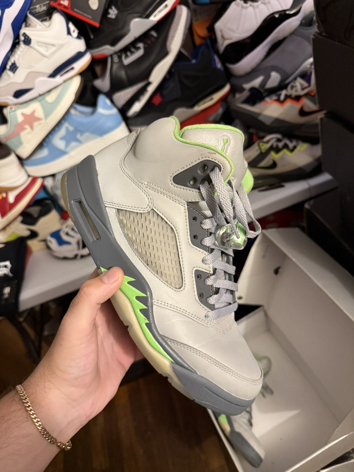 Jordan Brand Jordan retro 5 green bean size 9 Size US 9 / EU 42 - 1 Thumbnail