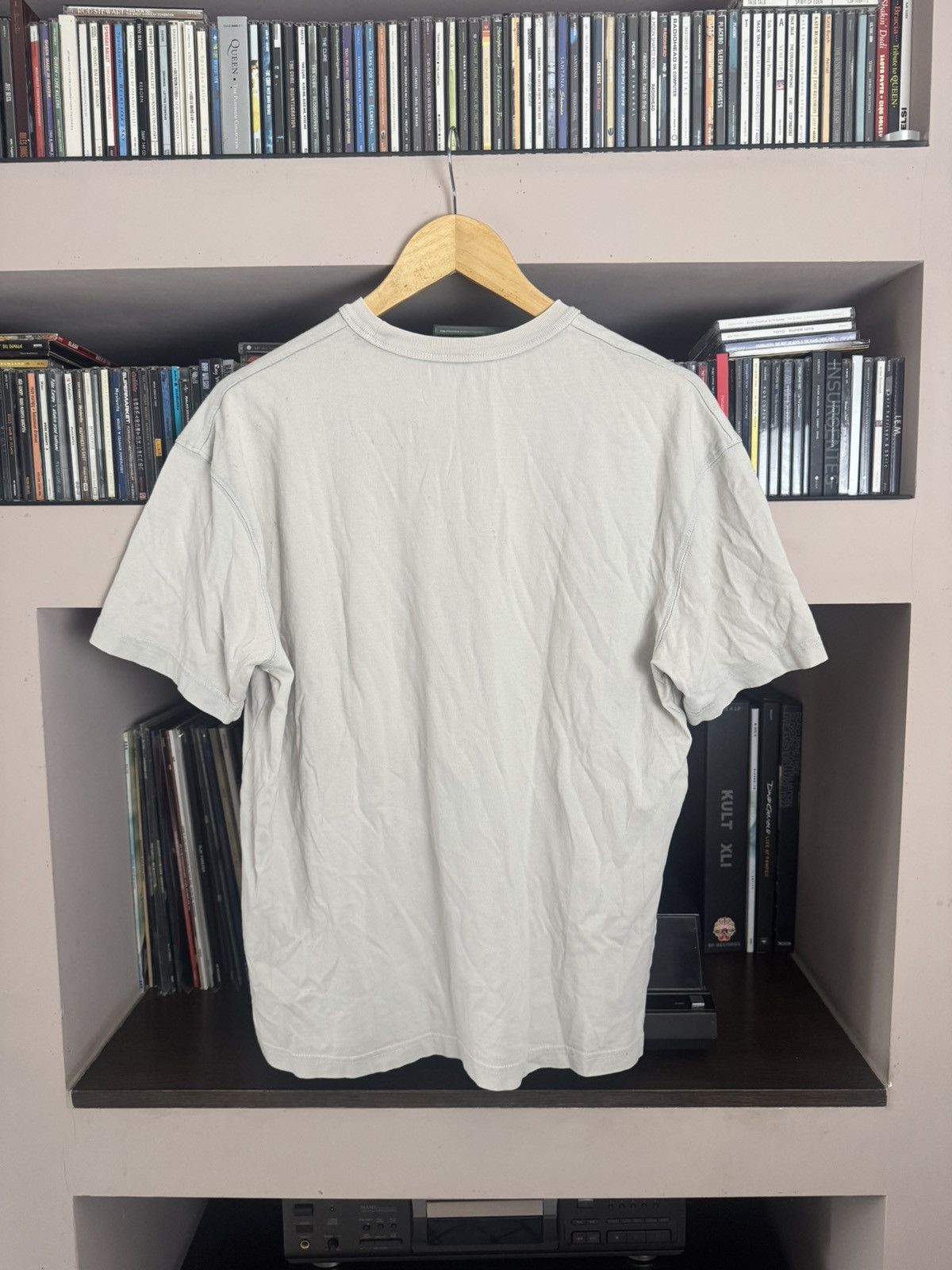H&M Post Malone POSTY CO T-shirt Beige Boxy Fit Streetwear Size US M / EU 48-50 / 2 - 4 Thumbnail