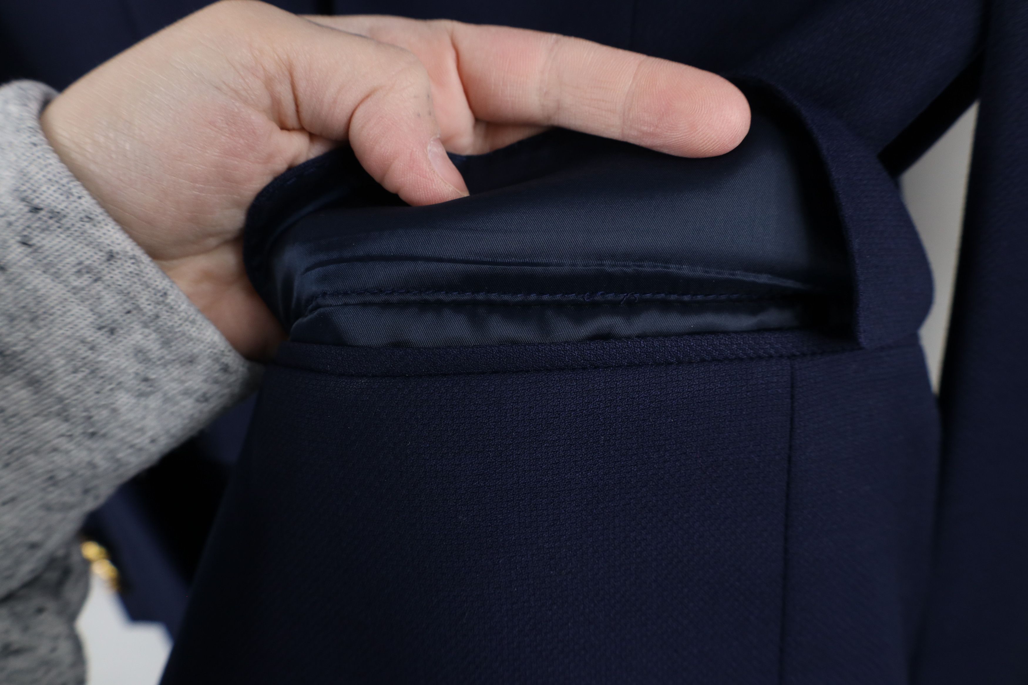 Ralph Lauren × Vintage Vintage Ralph Lauren Button Suit Coat Blazer Jacket Blue Size US L / EU 52-54 / 3 - 6 Thumbnail