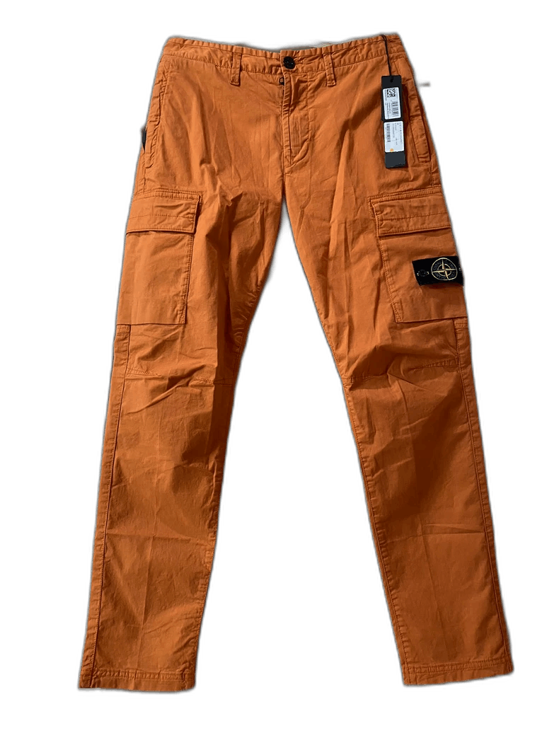 Stone Island Stone Island Orange Casual Cargo Pants-yf Size US 30 / EU 46 - 1 Thumbnail