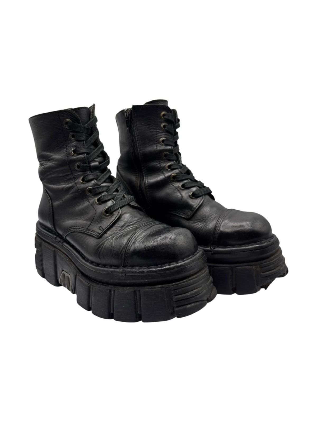 New Rock New Rock mili lace-up platform boots Size 37 Size US 7 / IT 37 - 1 Thumbnail