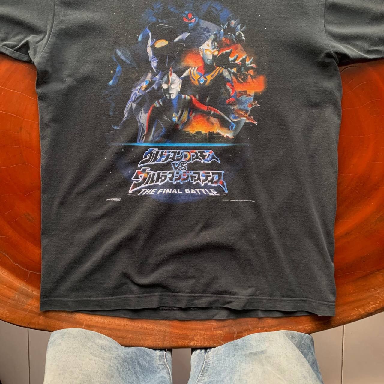 Anime Y2K 2003 Ultraman Cosmos Vs Ultraman Justice Japan Movie Tee Size US L / EU 52-54 / 3 - 5 Thumbnail