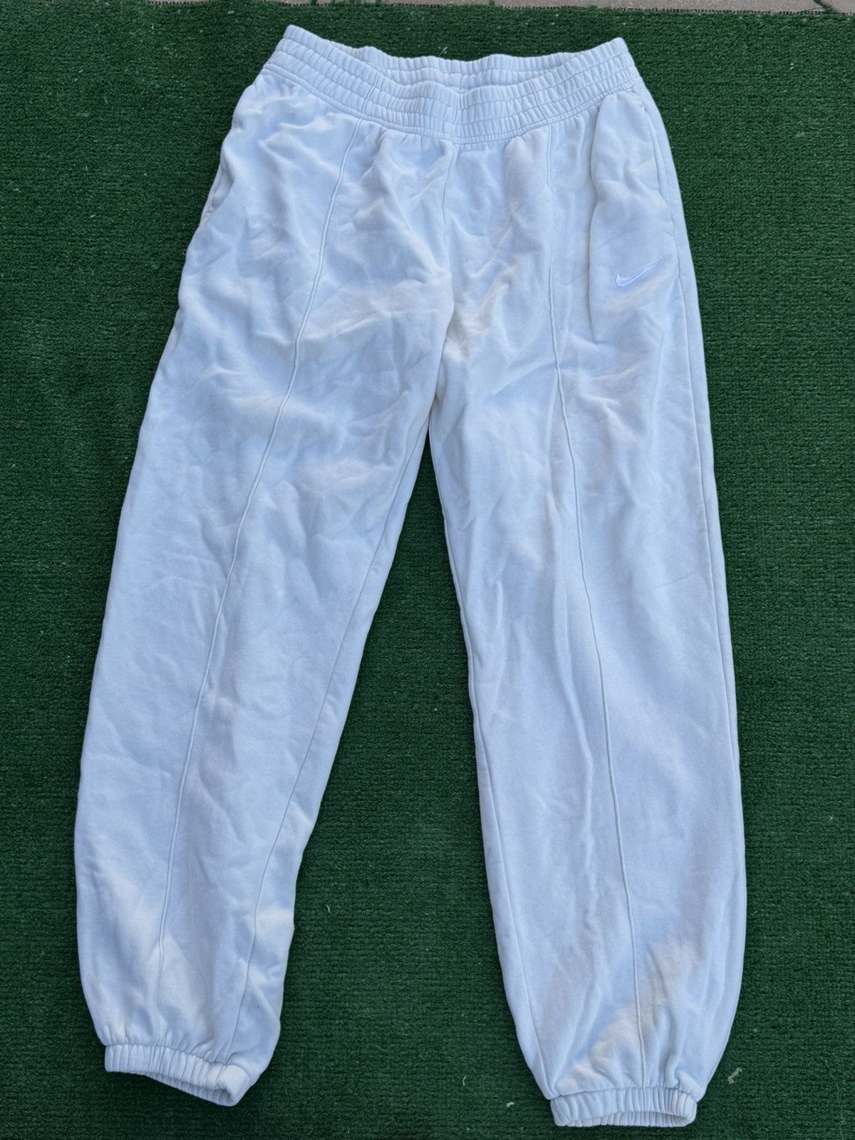 Nike Nike Off White Color Sweat Pants Size US 34 / EU 50 - 1 Thumbnail