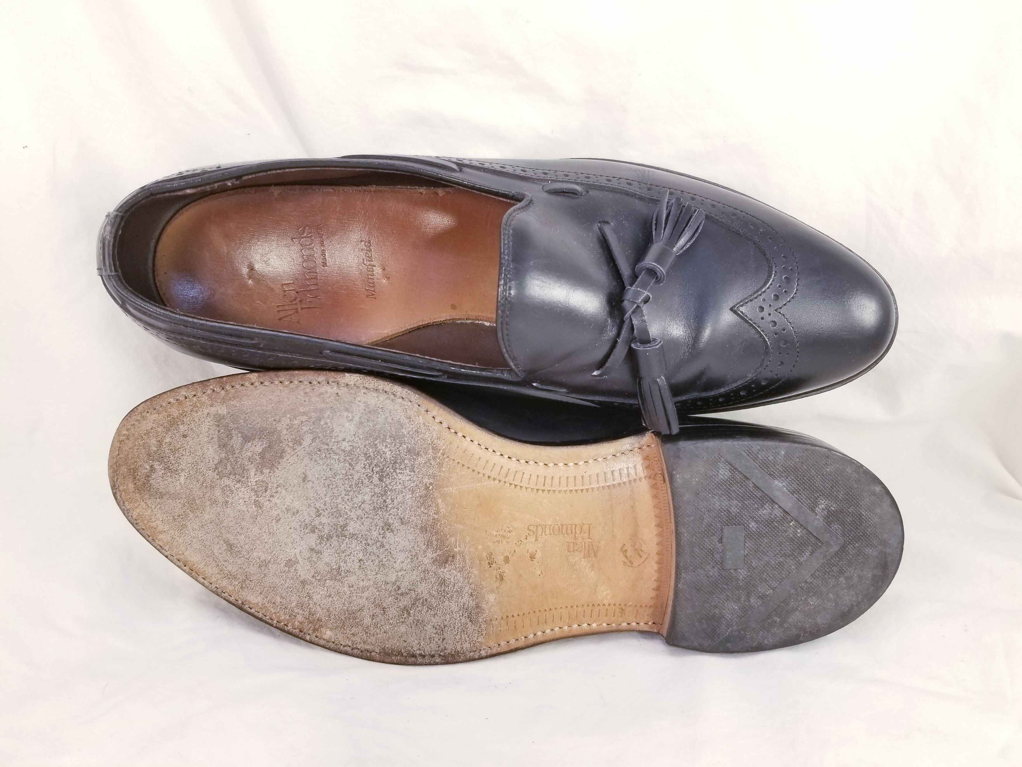 Allen Edmonds MANSFIELD TASSEL WINGTIP Size US 9.5 / EU 42-43 - 8 Thumbnail