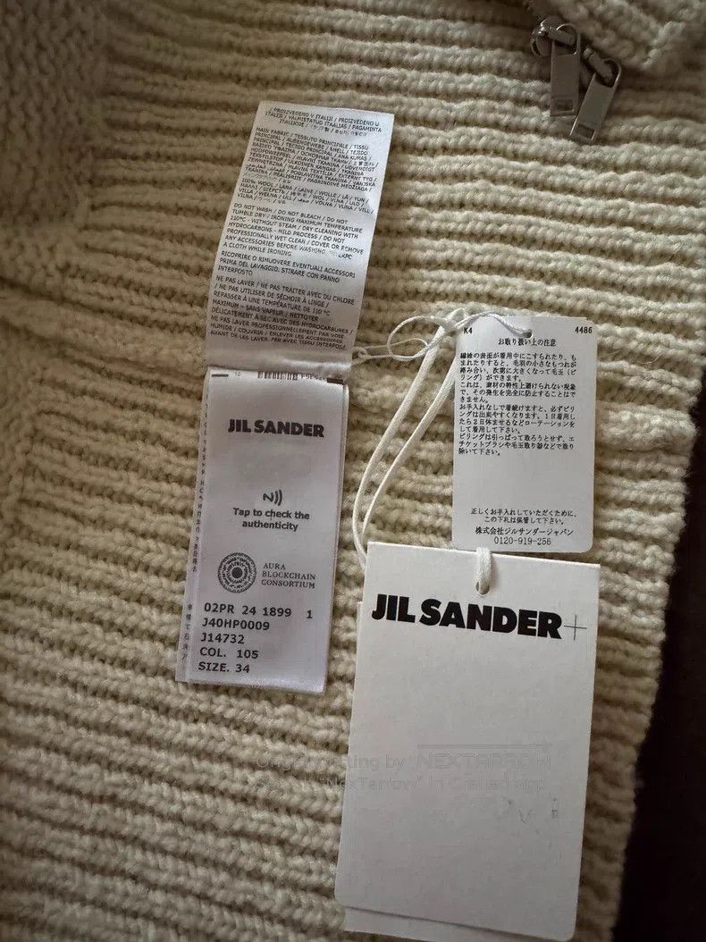 Jil Sander Jil Sander size 34 Slim Zip Sweater Cardigan Size S / US 4 / IT 40 - 3 Thumbnail