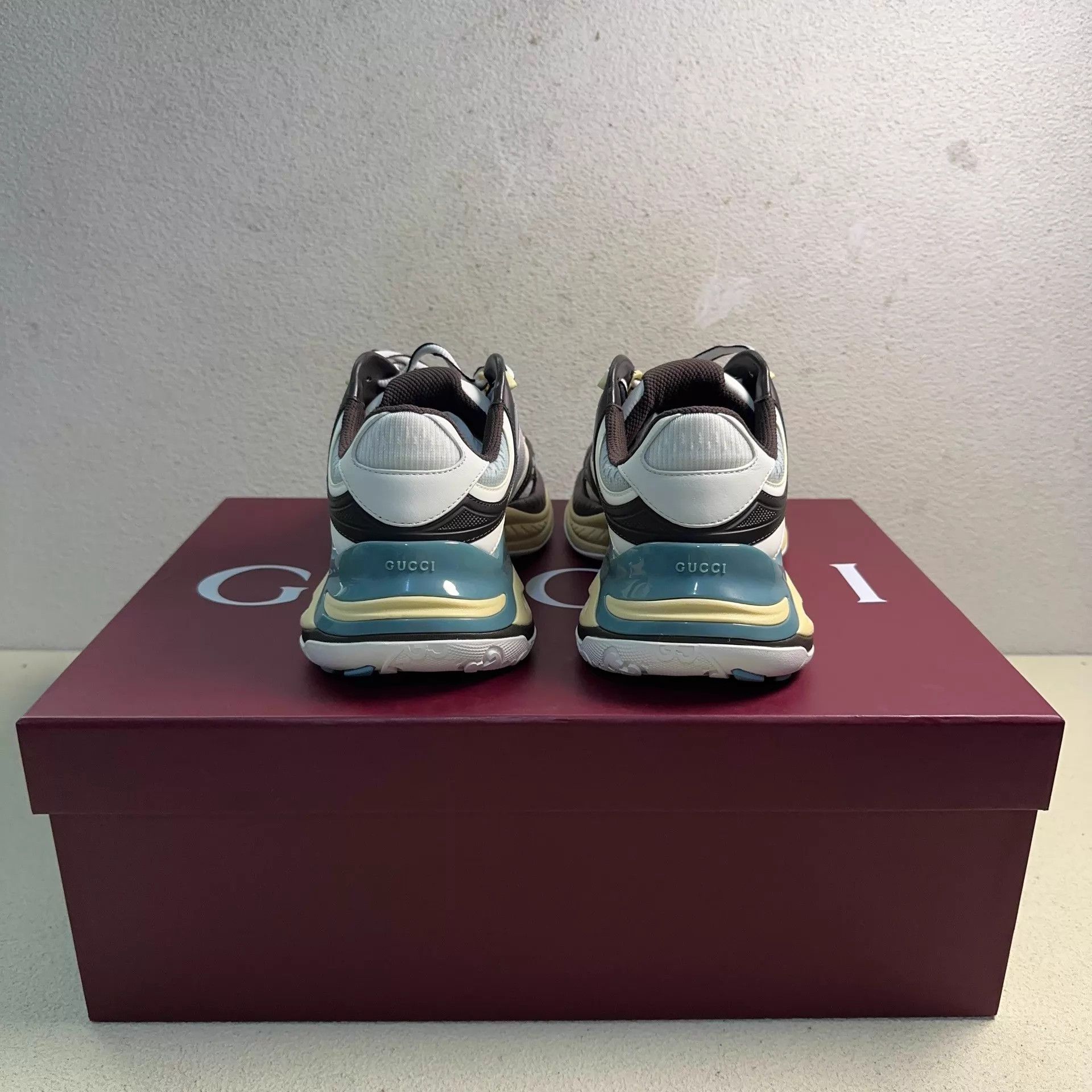 Gucci GUCCI Low-Top Sneakers Men's Black/White/Blue 39.5 Size US 6.5 / EU 39-40 - 3 Thumbnail