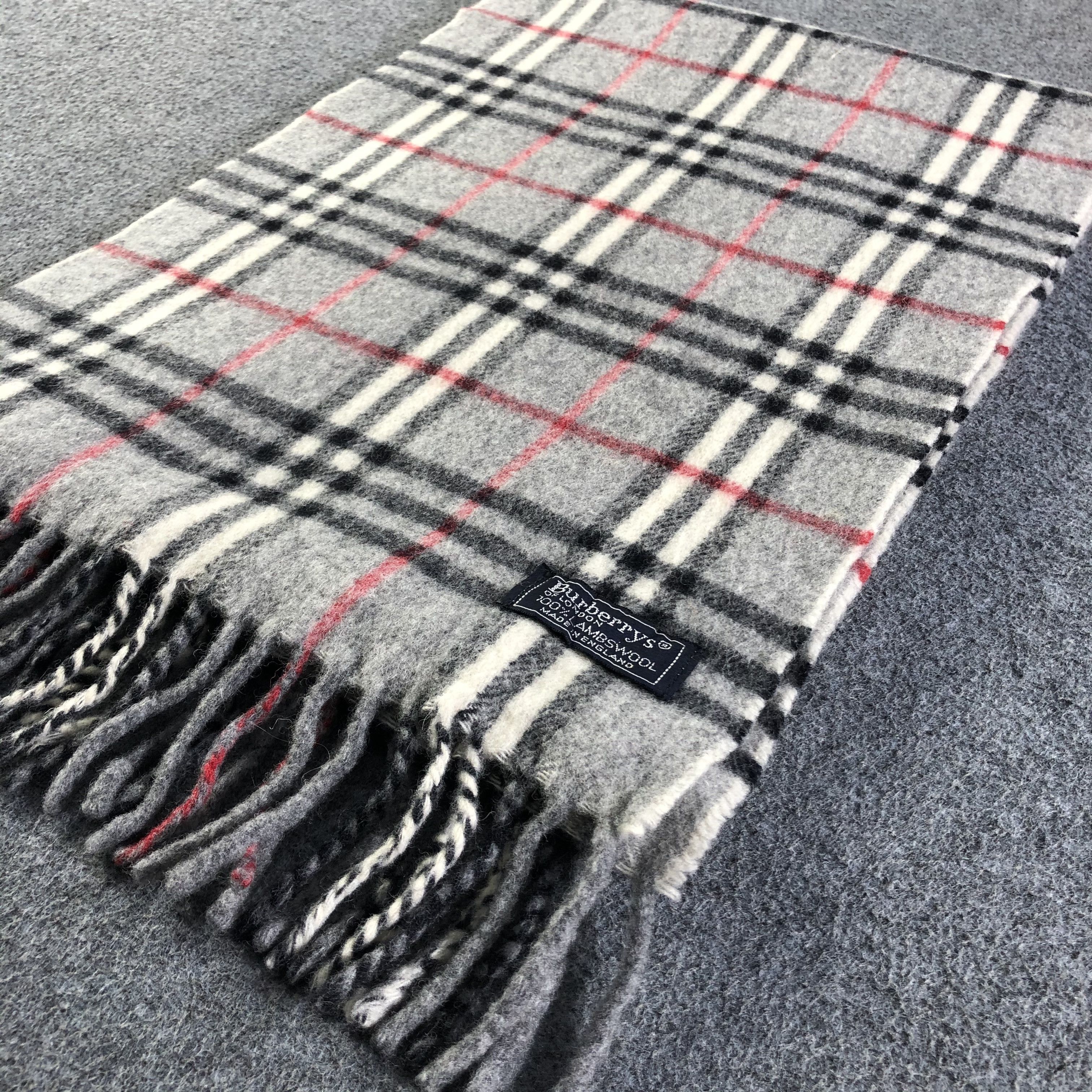 Burberry Burberry Lambswool Scarf / Muffler / Neckwear P134 Size ONE SIZE - 3 Thumbnail