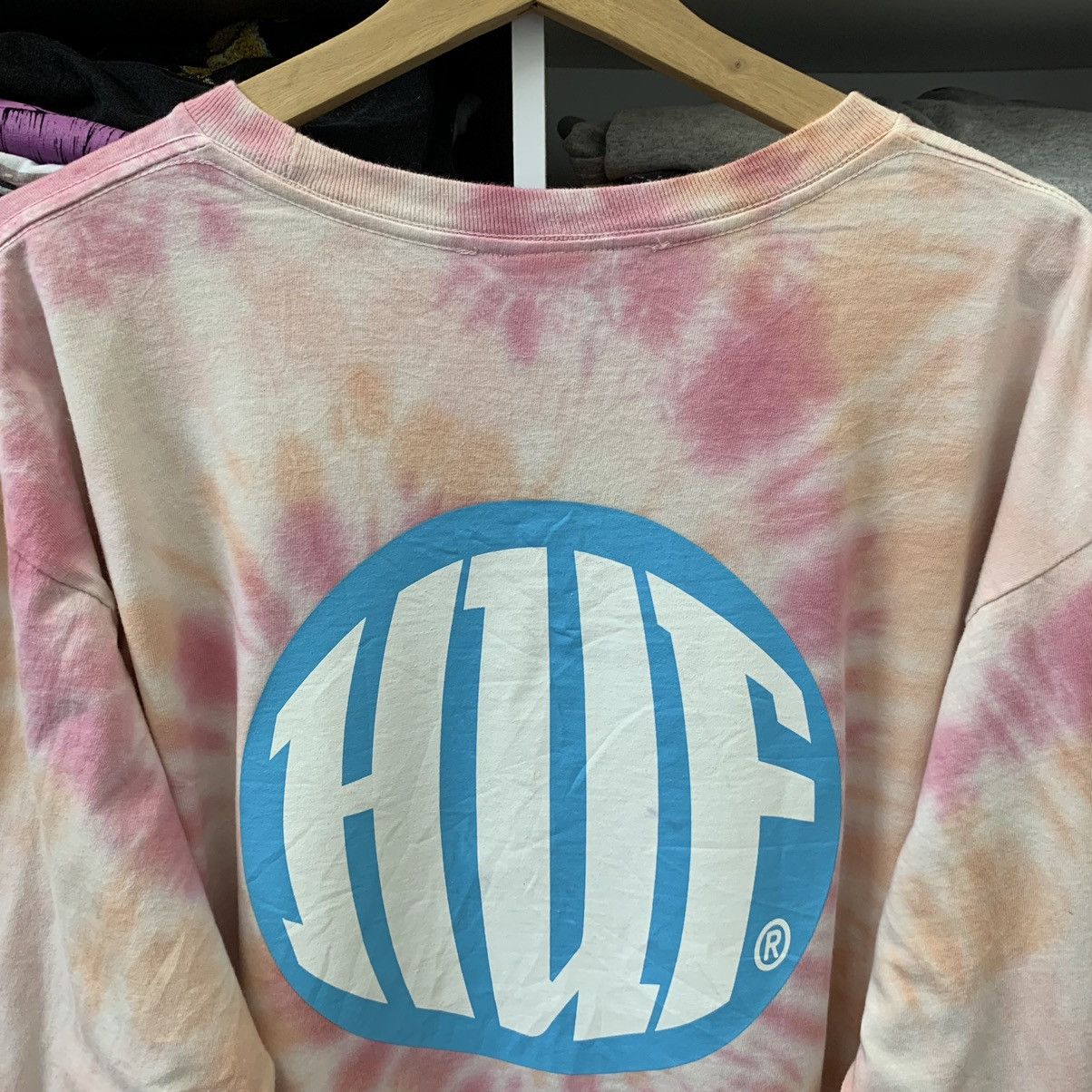 Huf HUF ORIGINAL TIE DYE BIG BACK PRINTED Size US L / EU 52-54 / 3 - 7 Thumbnail
