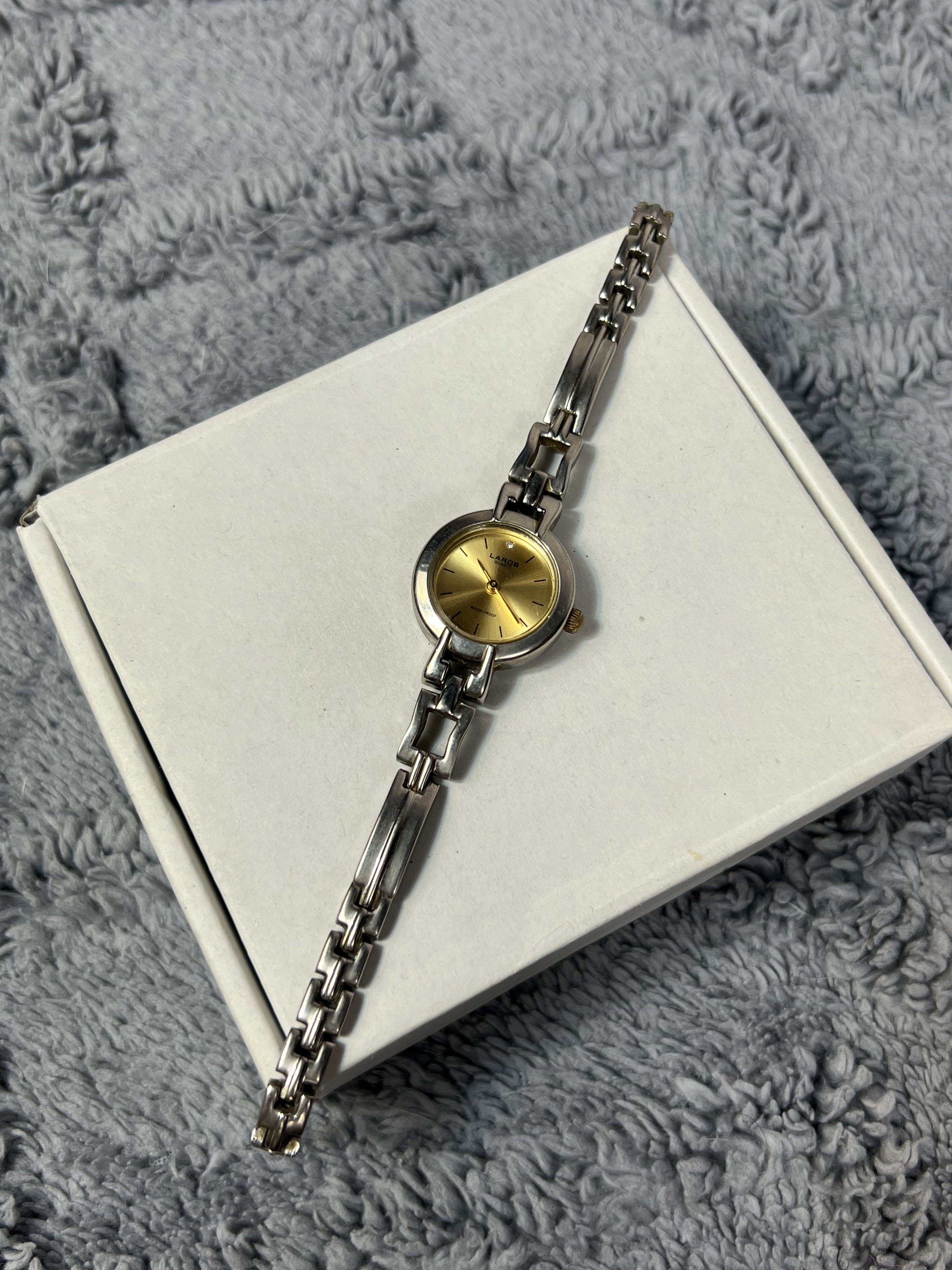 Vintage Futuristic Vintage Laros Japanese Style Chain Bracelet Watch Size ONE SIZE - 5 Thumbnail