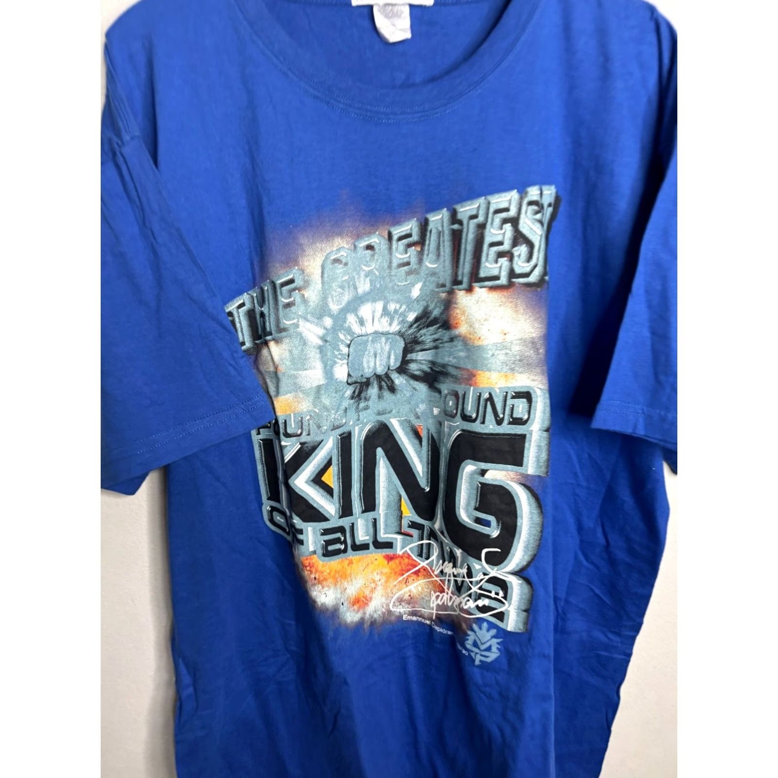 Vintage Vintage Team Pacquiao T-Shirt Crew Neck Blue 3XL Mens Manny Pacquiao Cotton Short Sleeve Shirt 8/10 Size 3XL Mens Size US XXL / EU 58 / 5 - 2 Thumbnail