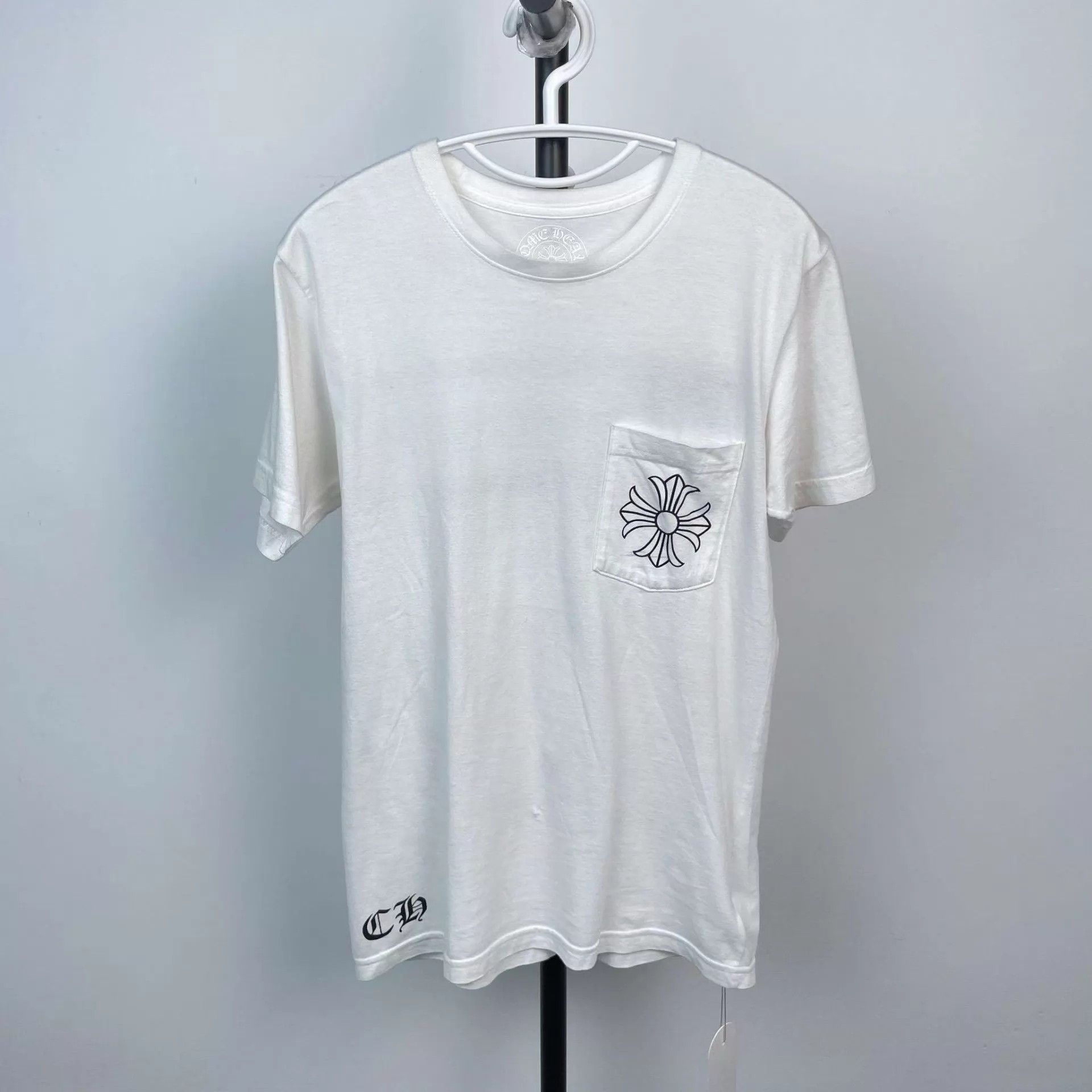 Chrome Hearts Chrome Hearts 95 New White Short-Sleeve Size US S / EU 44-46 / 1 - 1 Thumbnail