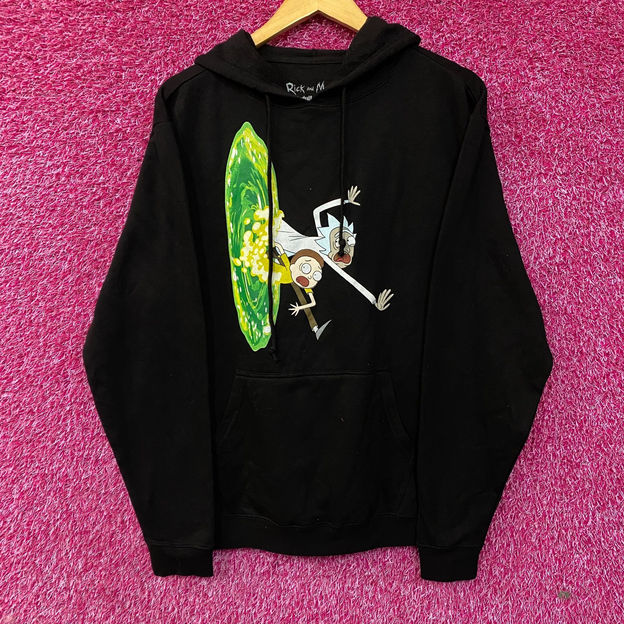 Ripple Junction Adult Swim Rick & Morty Animated Series Hoodie Medium Size US M / EU 48-50 / 2 - 1 Thumbnail