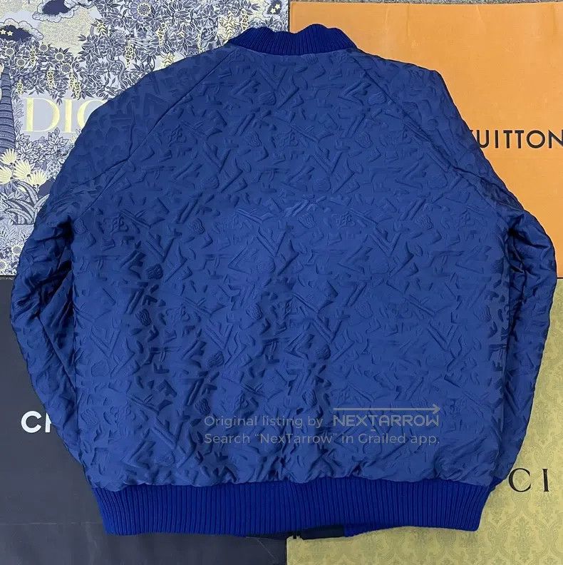 Fendi Fendi Blue Double-Sided Cotton Jacket, One Side Glossy and Size US L / EU 52-54 / 3 - 4 Thumbnail