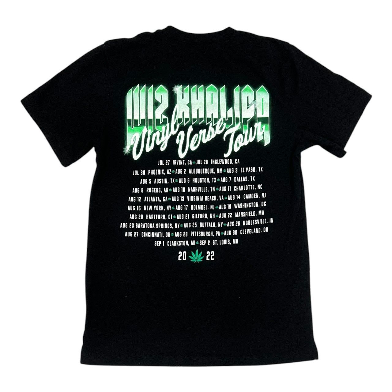 Band Tees × Wiz Khalifa Wiz Khalifa Vinyl Verse 2022 Tour Size US M / EU 48-50 / 2 - 2 Thumbnail