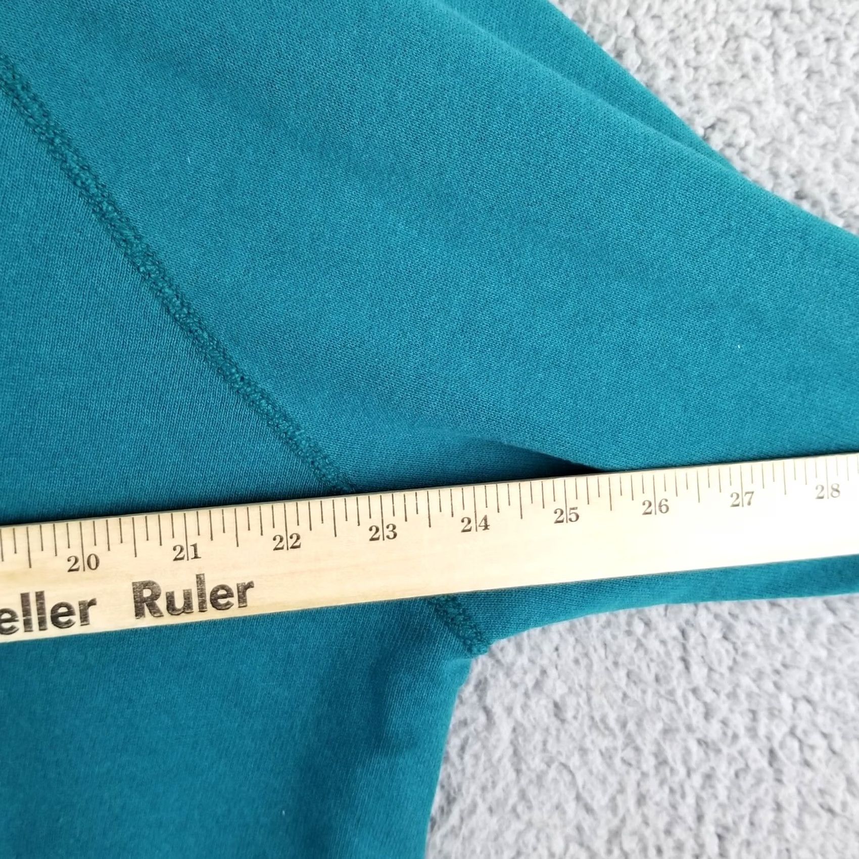 Hanes VINTAGE Hanes Sweatshirt Crewneck Sweatshirt Men L Teal 90s Hip Hop Grunge Streetwear Pullover" Size US L / EU 52-54 / 3 - 5 Thumbnail