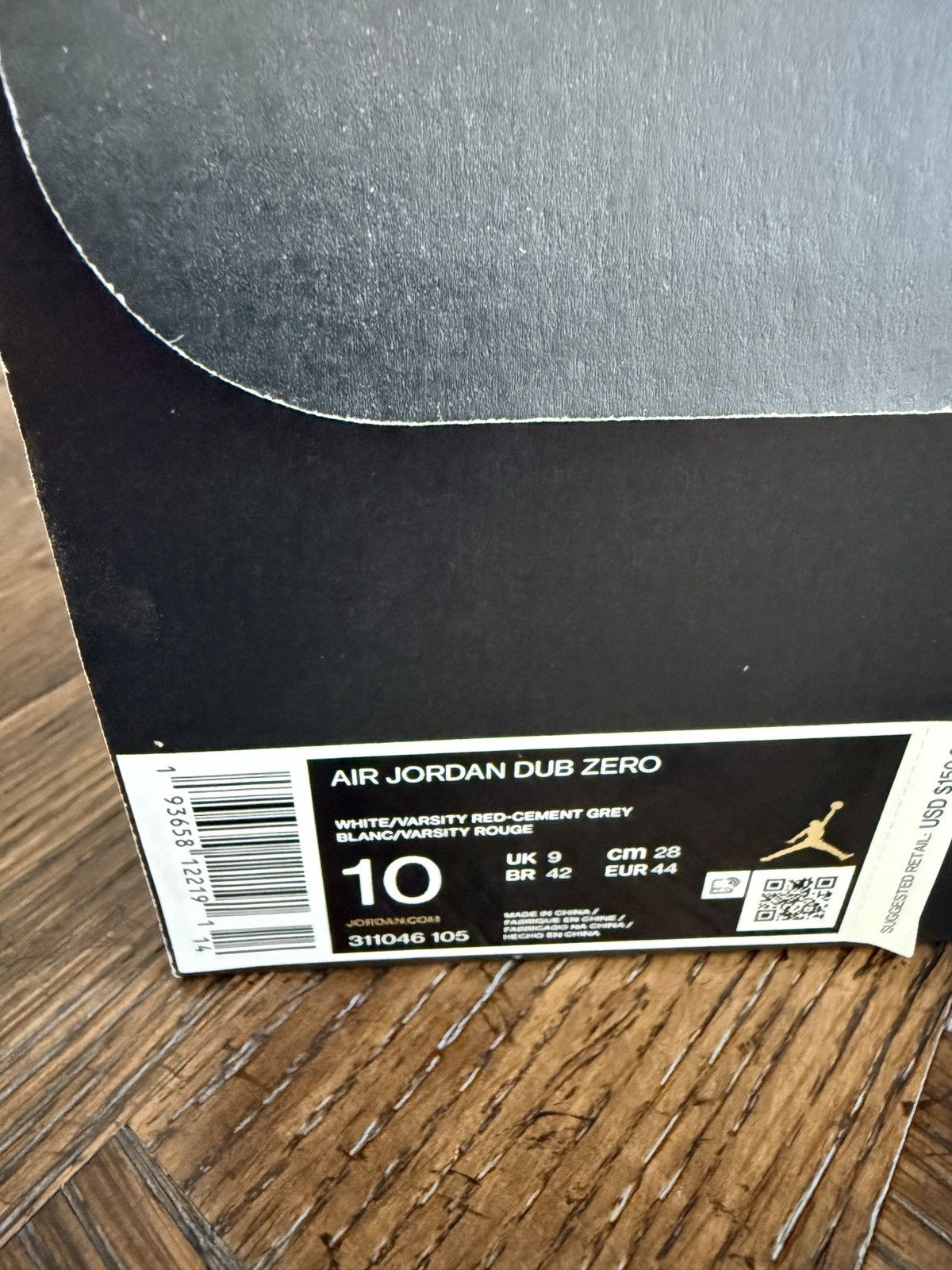 Jordan Brand Jordan Air Jordan Dub Zero White Cement Sneakers 311046-105 Size US 10 / EU 43 - 4 Thumbnail