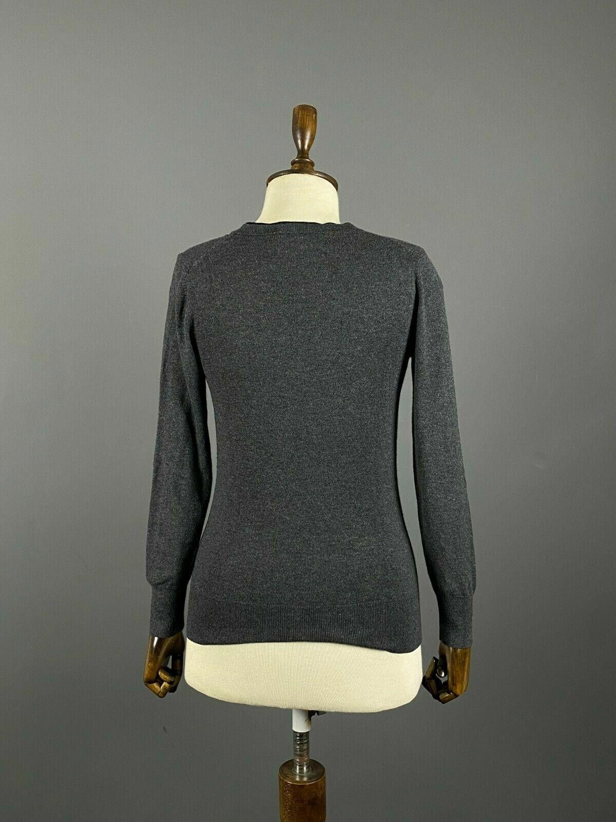 Escada Escada Sport Gray Stretch V-Neck Sweater Size S Size S / US 4 / IT 40 - 6 Thumbnail