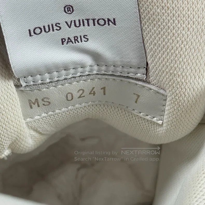 Louis Vuitton Louis Vuitton Trainer White and Purple Velcro shoes Size US 7 / EU 40 - 6 Thumbnail