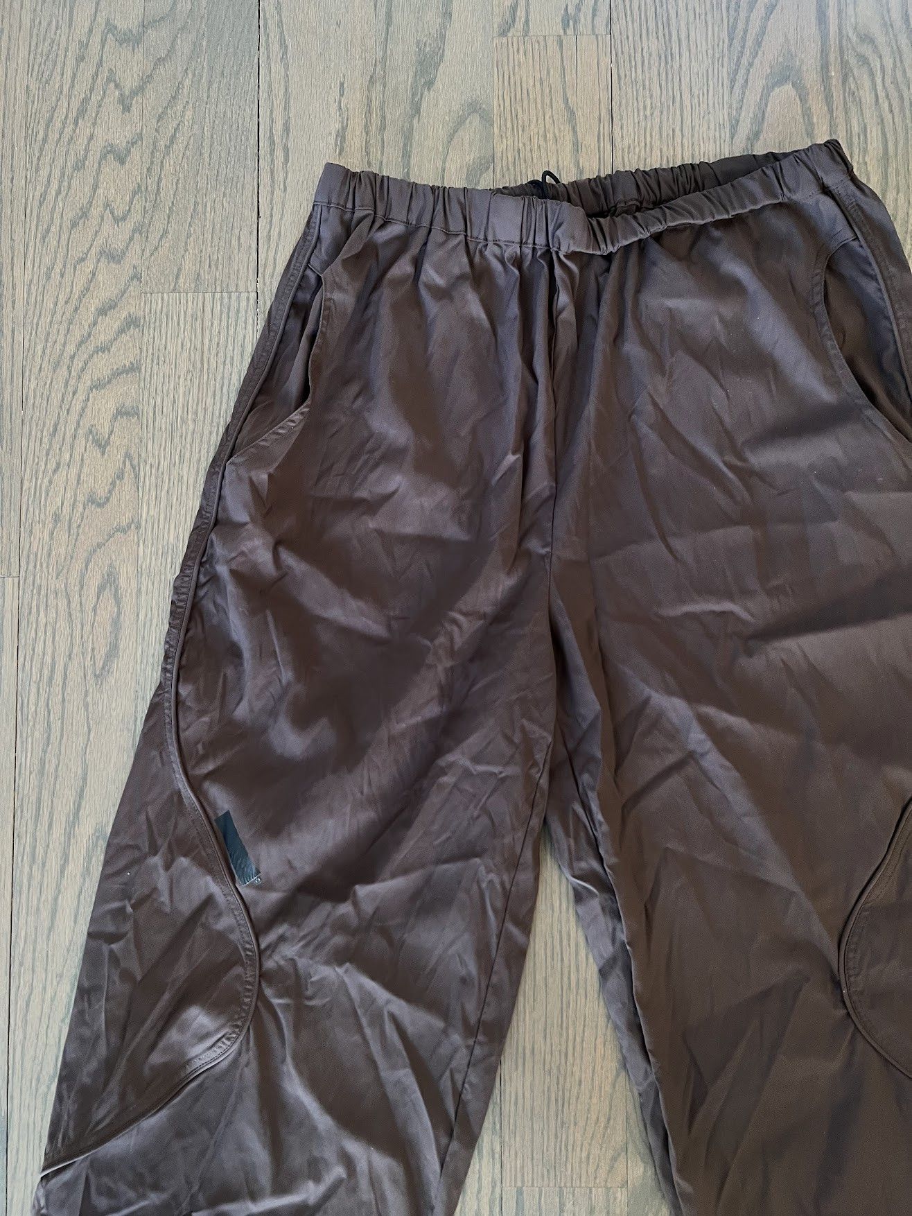 AFFXWRKS AFFXWRKS Affix Works Brown Elastic Pants Size US 34 / EU 50 - 3 Thumbnail