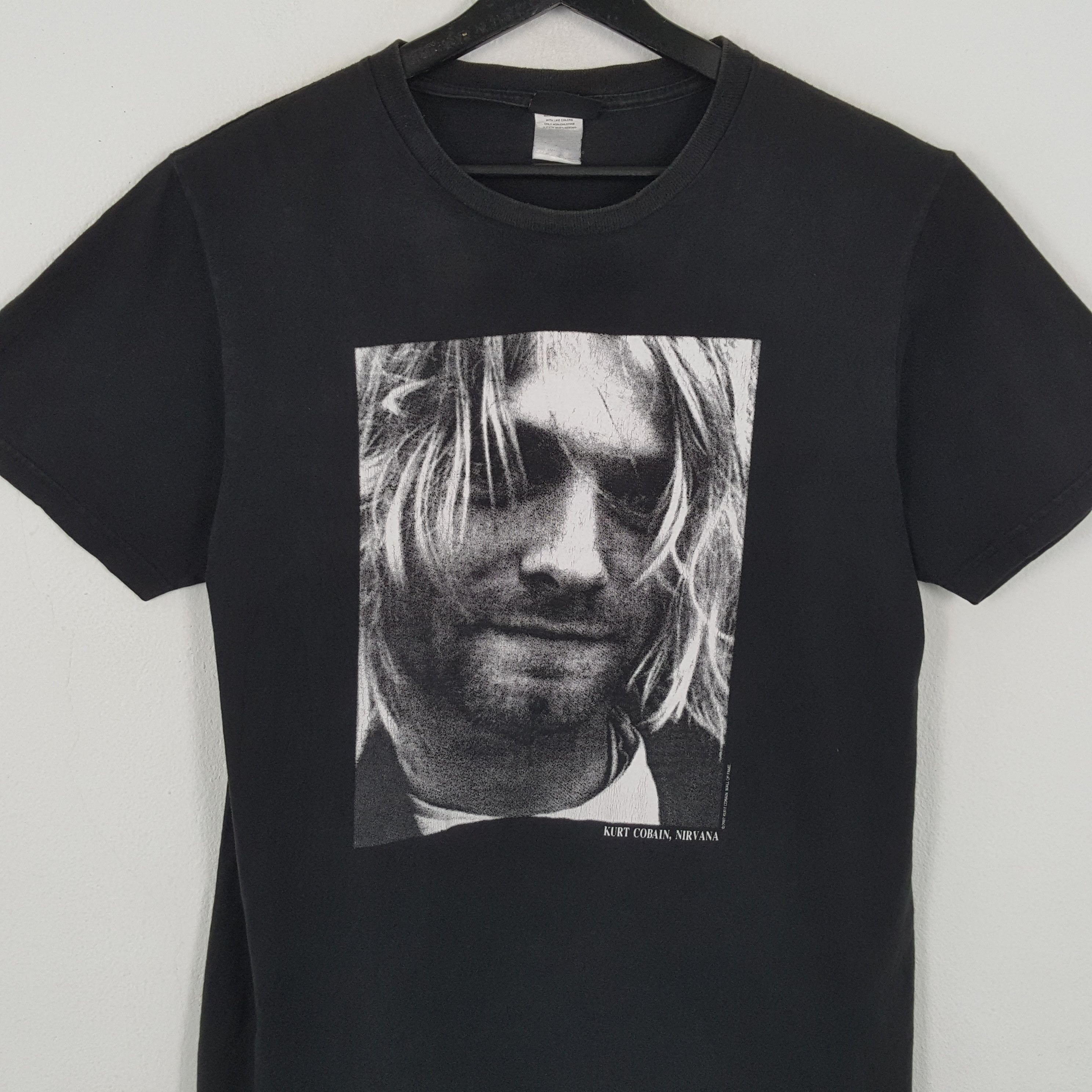 Nirvana × Vintage KURT COBAIN NIRVANA Singer Music Phototees Style Tshirt Size US L / EU 52-54 / 3 - 2 Thumbnail