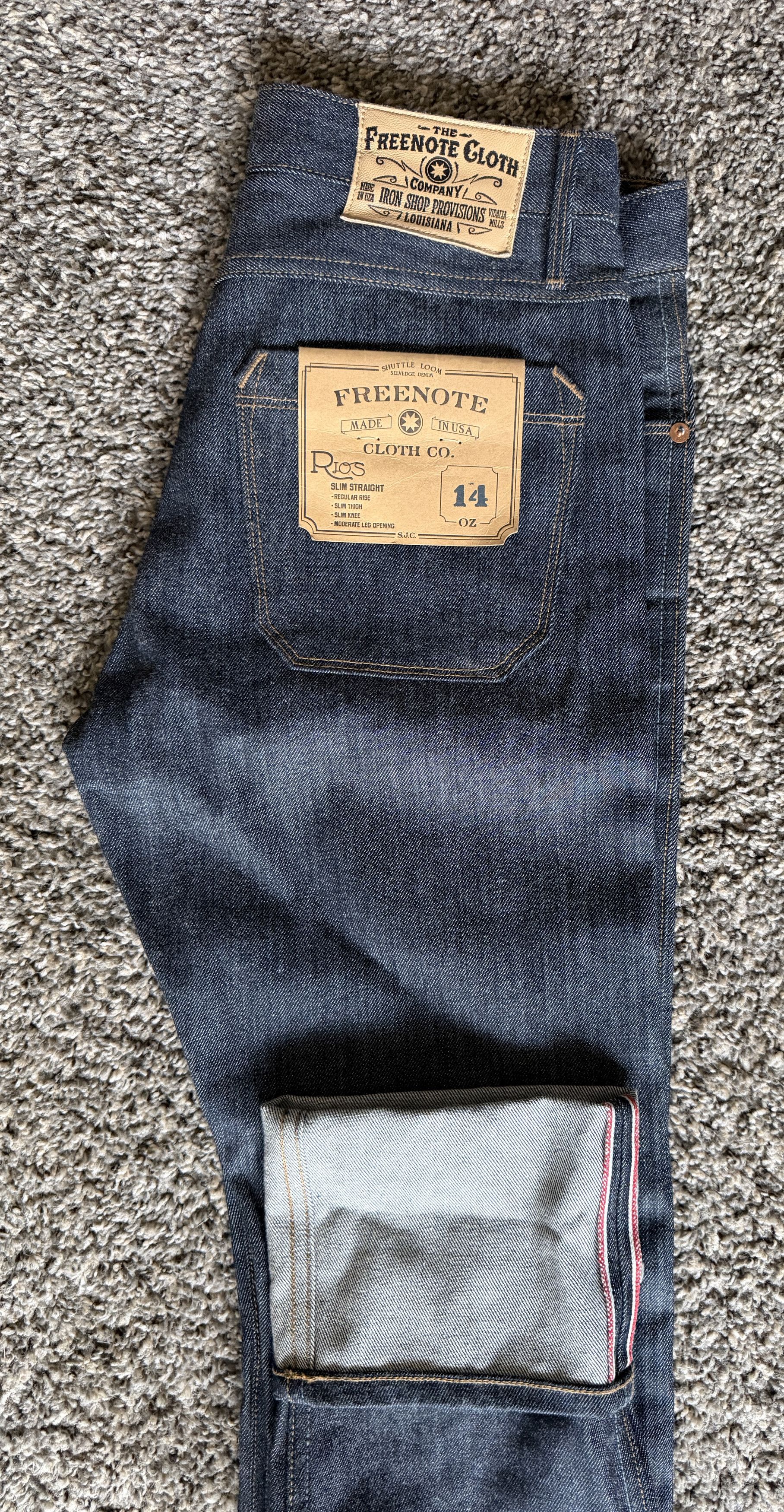 Freenote Cloth Freenote Cloth Rios 14oz Vidalia Selvedge Iron Shop Size 30 Size US 30 / EU 46 - 2 Thumbnail