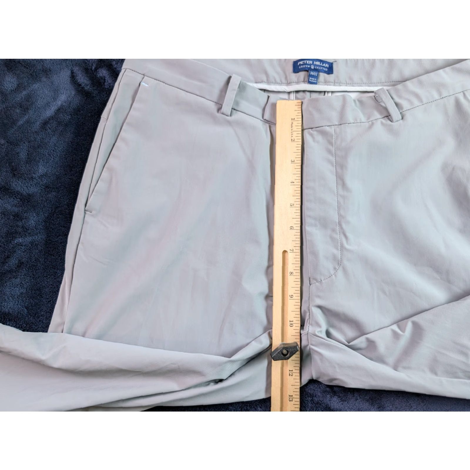 Peter Millar Peter Millar Blade Performance Ankle Sport Golf Pants Mens 36 Gray Short Inseam 30 Regular" Size US 36 / EU 52 - 7 Thumbnail