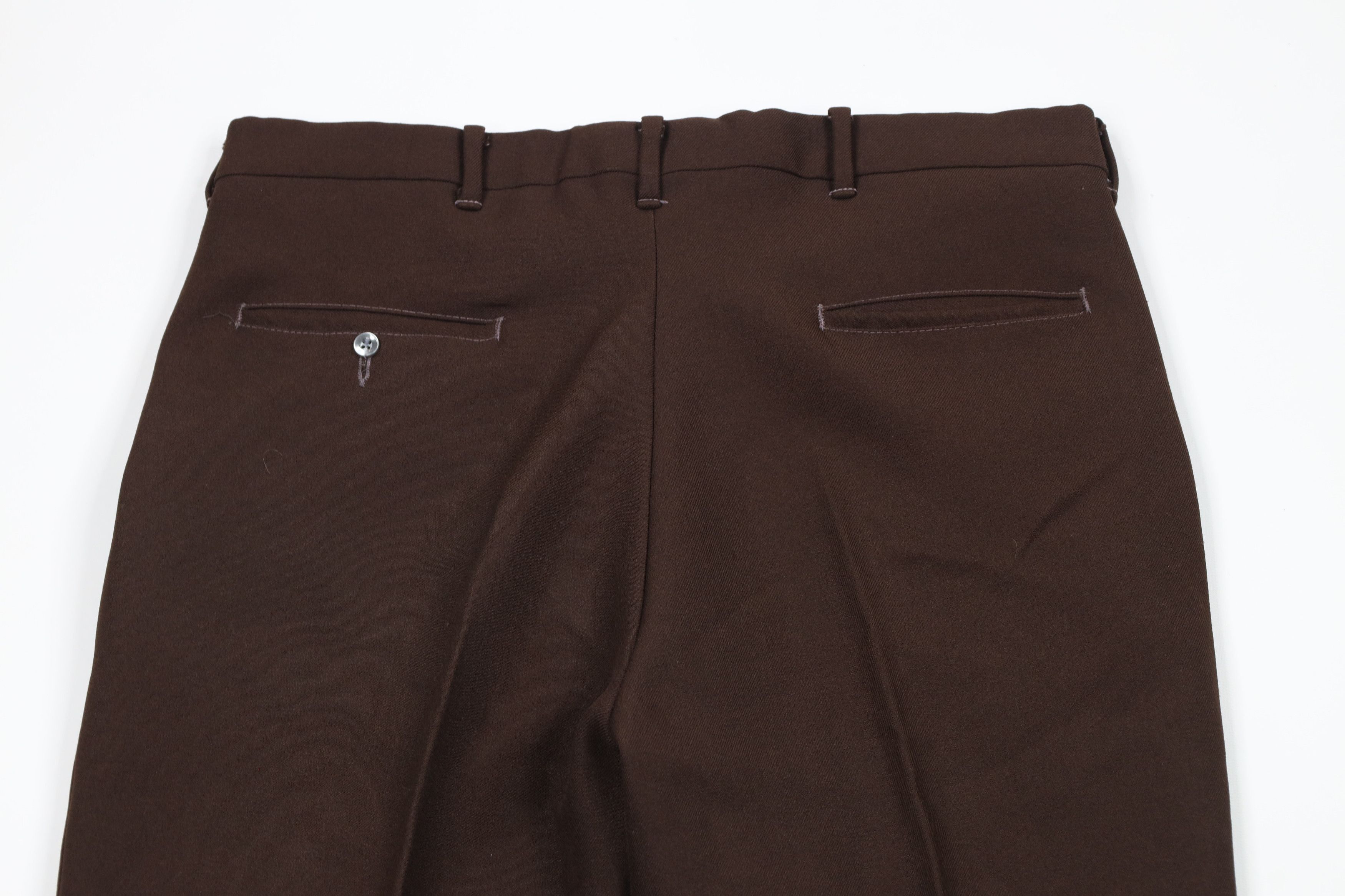 Vintage Vintage 70s Streetwear Bell Bottoms Chino Pants Brown USA Size US 34 / EU 50 - 8 Thumbnail