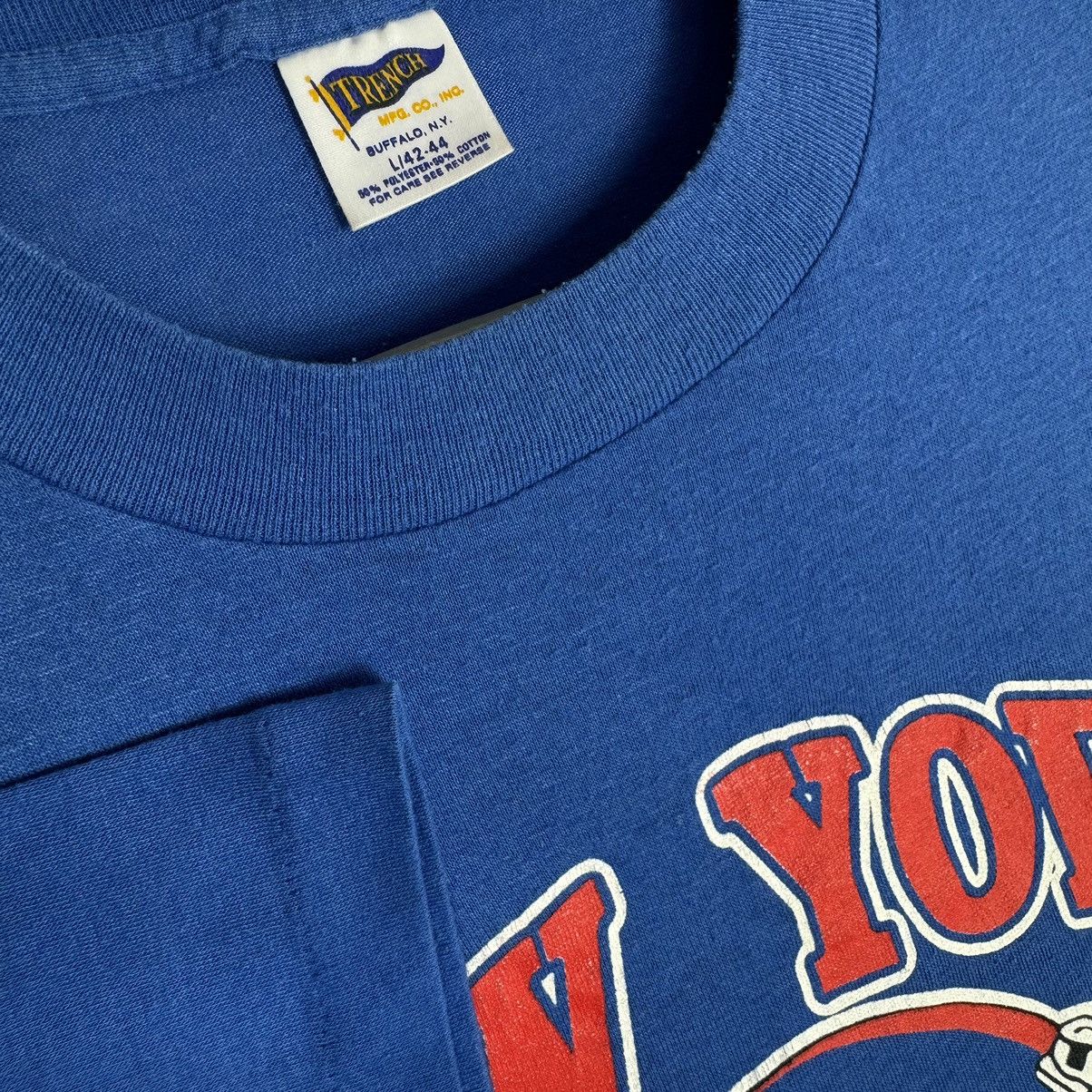 American Trench Vintage 80s New York Giants NFL Team Trench Rare T Shirt Size US L / EU 52-54 / 3 - 3 Thumbnail