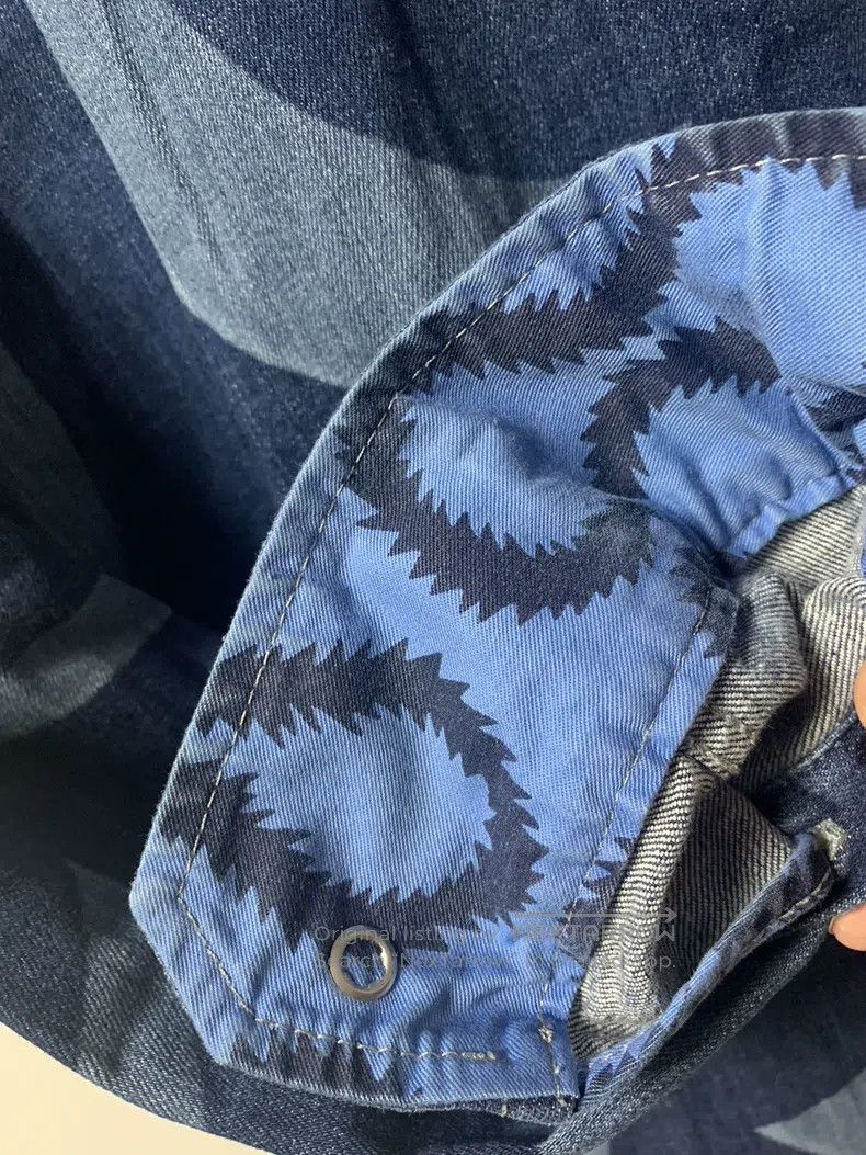 Vivienne Westwood Vivienne Westwood Star and Moon Faded Tie-Dye Denim Shirt Size US S / EU 44-46 / 1 - 5 Thumbnail