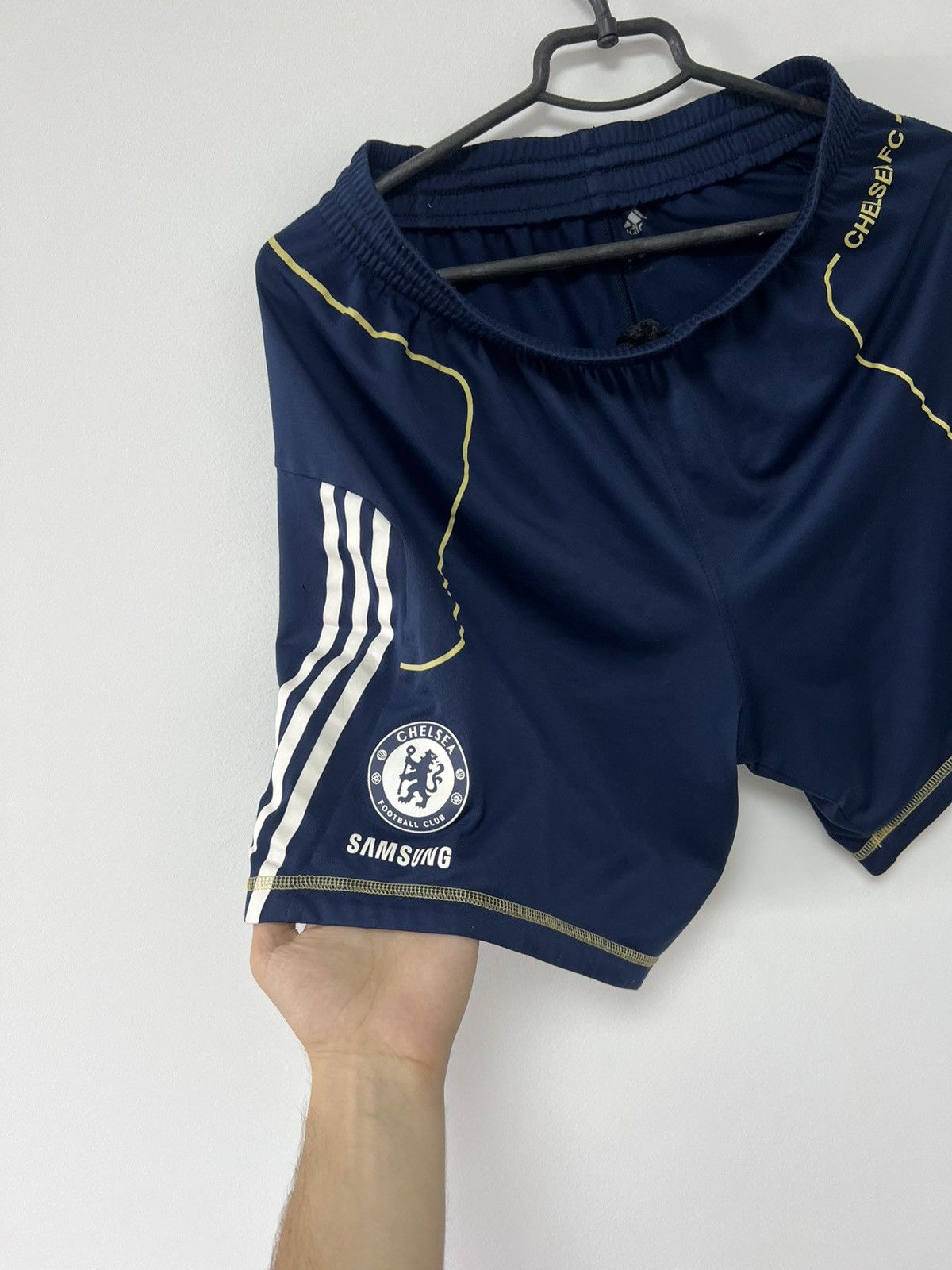 Adidas Chelsea 2010/11 Training Football Shorts Blue Mens sz S Size US 30 / EU 46 - 5 Thumbnail