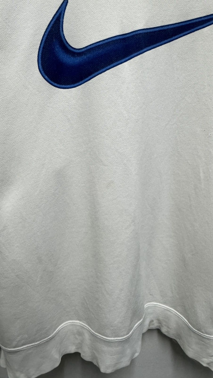 Nike Nike sweatshirt big logo 90s vintage Size US XL / EU 56 / 4 - 4 Thumbnail