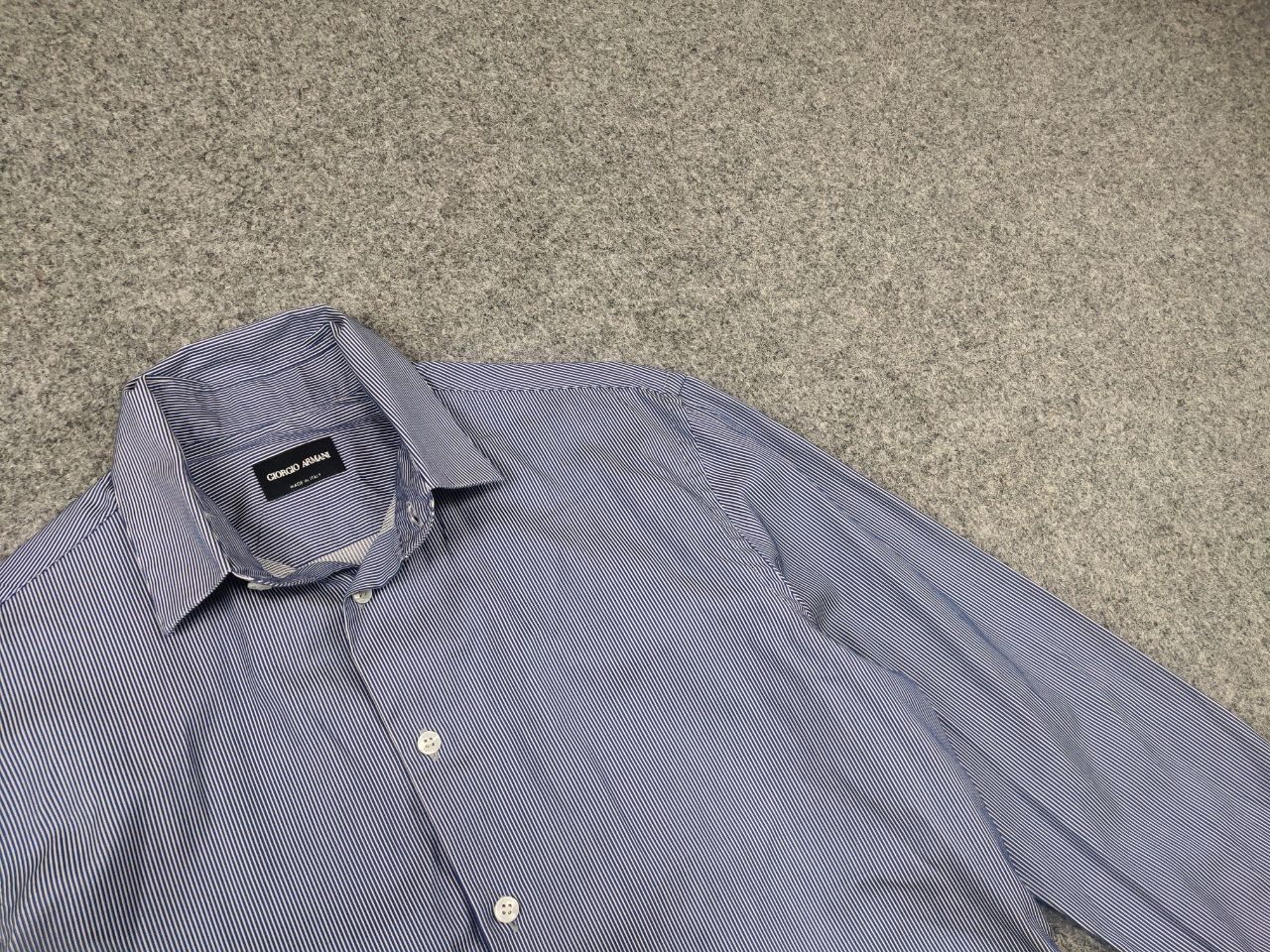 Giorgio Armani Giorgio Armani Italy Design thin stripes Long sleeve shirt Size US M / EU 48-50 / 2 - 4 Thumbnail