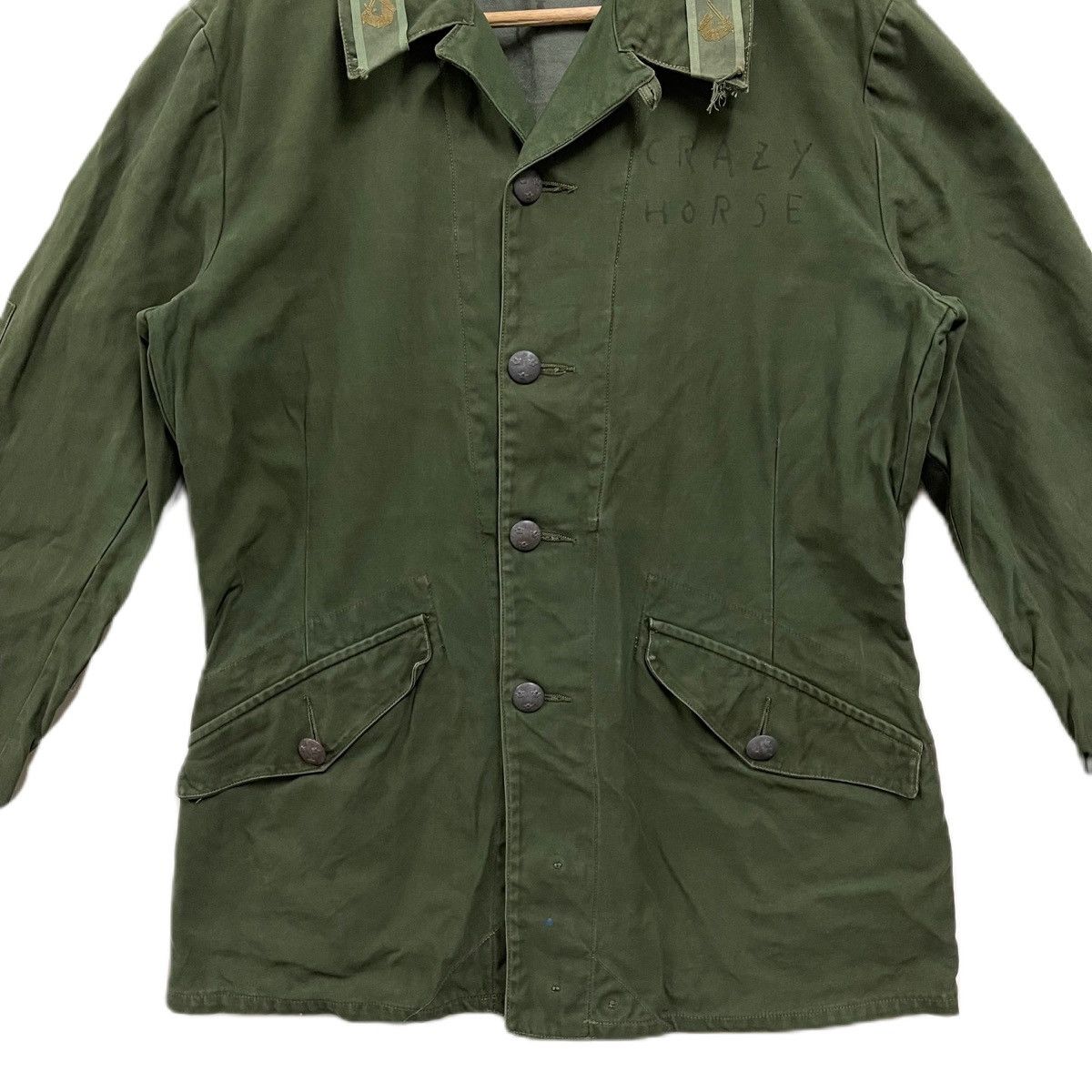 Hysteric Glamour Vintage Military Jacket C48 Crazy Horse Size US L / EU 52-54 / 3 - 5 Thumbnail
