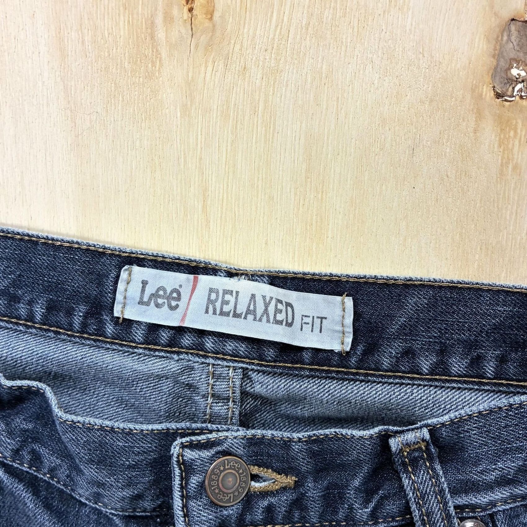 Lee Lee Relaxed Fit Jeans Mens 40x32 Blue Straight Denim Jeans Size US 40 / EU 56 - 6 Thumbnail