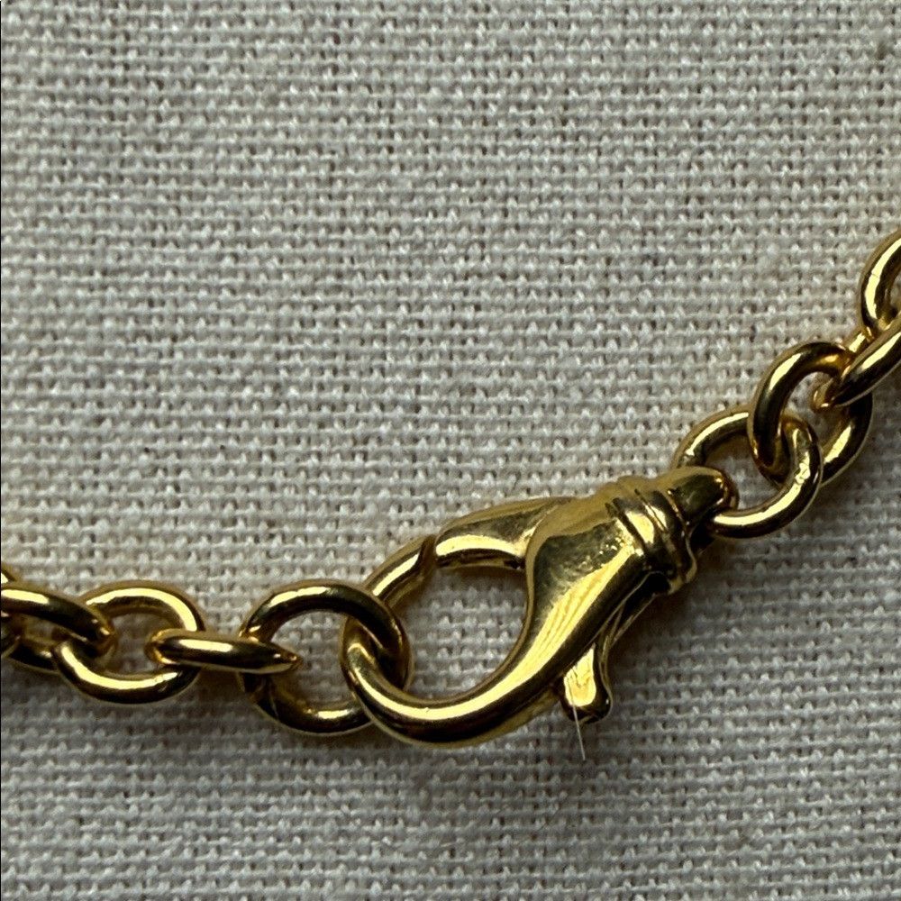 Versace Gianni Versace Medusa Pendant Necklace 28” Gold Tone Italy Size ONE SIZE - 7 Thumbnail