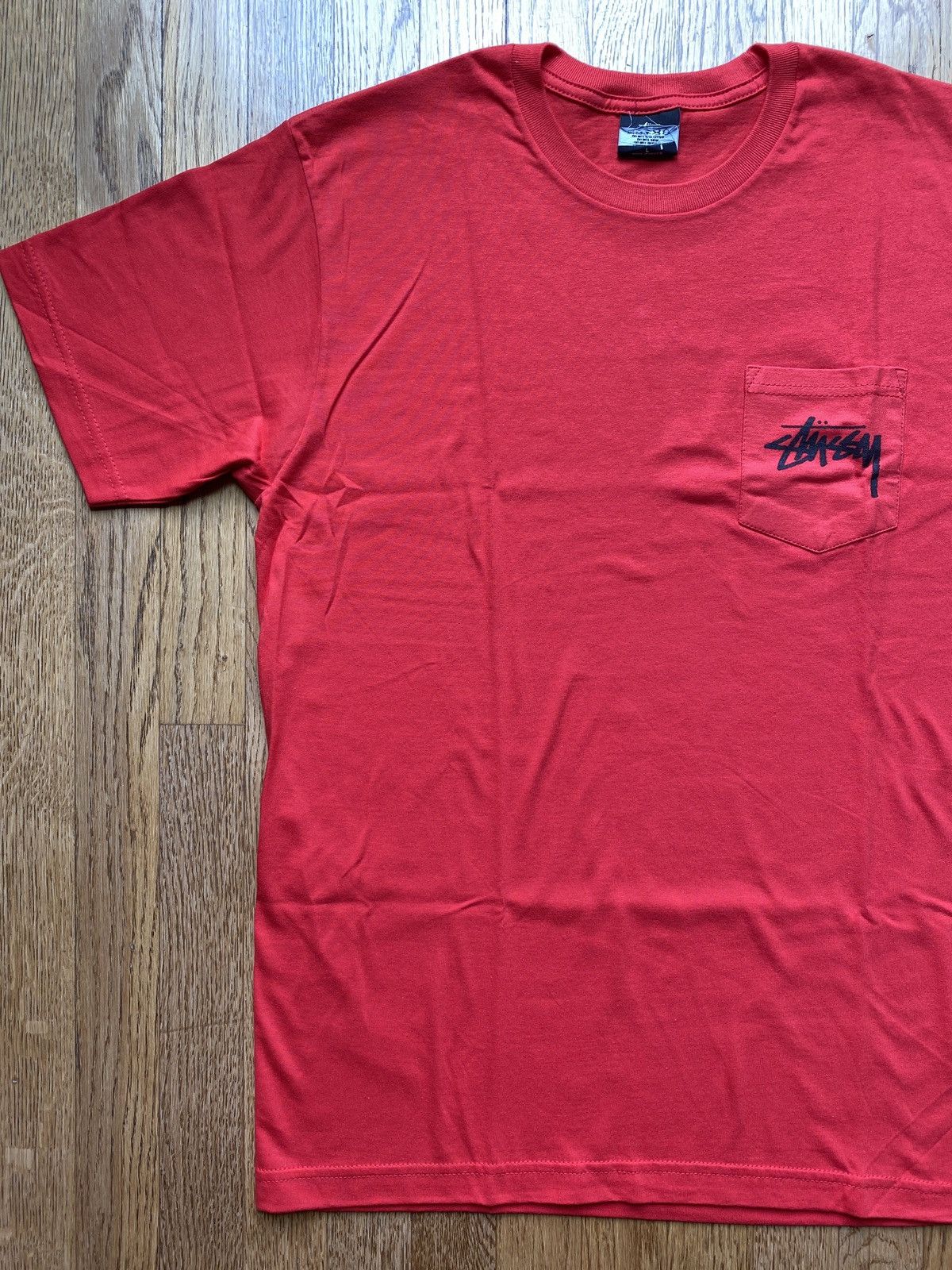 Stussy Stussy Logo Pocket Tee Sz L Size US L / EU 52-54 / 3 - 4 Thumbnail