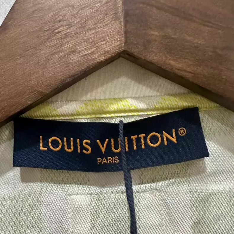 Louis Vuitton Louis Vuitton Louis Vuitton Checker Pattern Polo Shirt-250 Size US XL / EU 56 / 4 - 4 Thumbnail