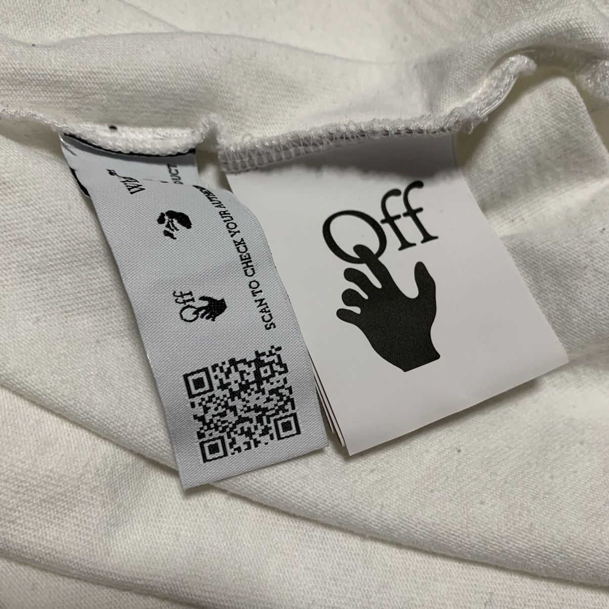 Off-White Off White Small Graphic White Tee Virgil Abloh Boxy Fit Size US S / EU 44-46 / 1 - 5 Thumbnail