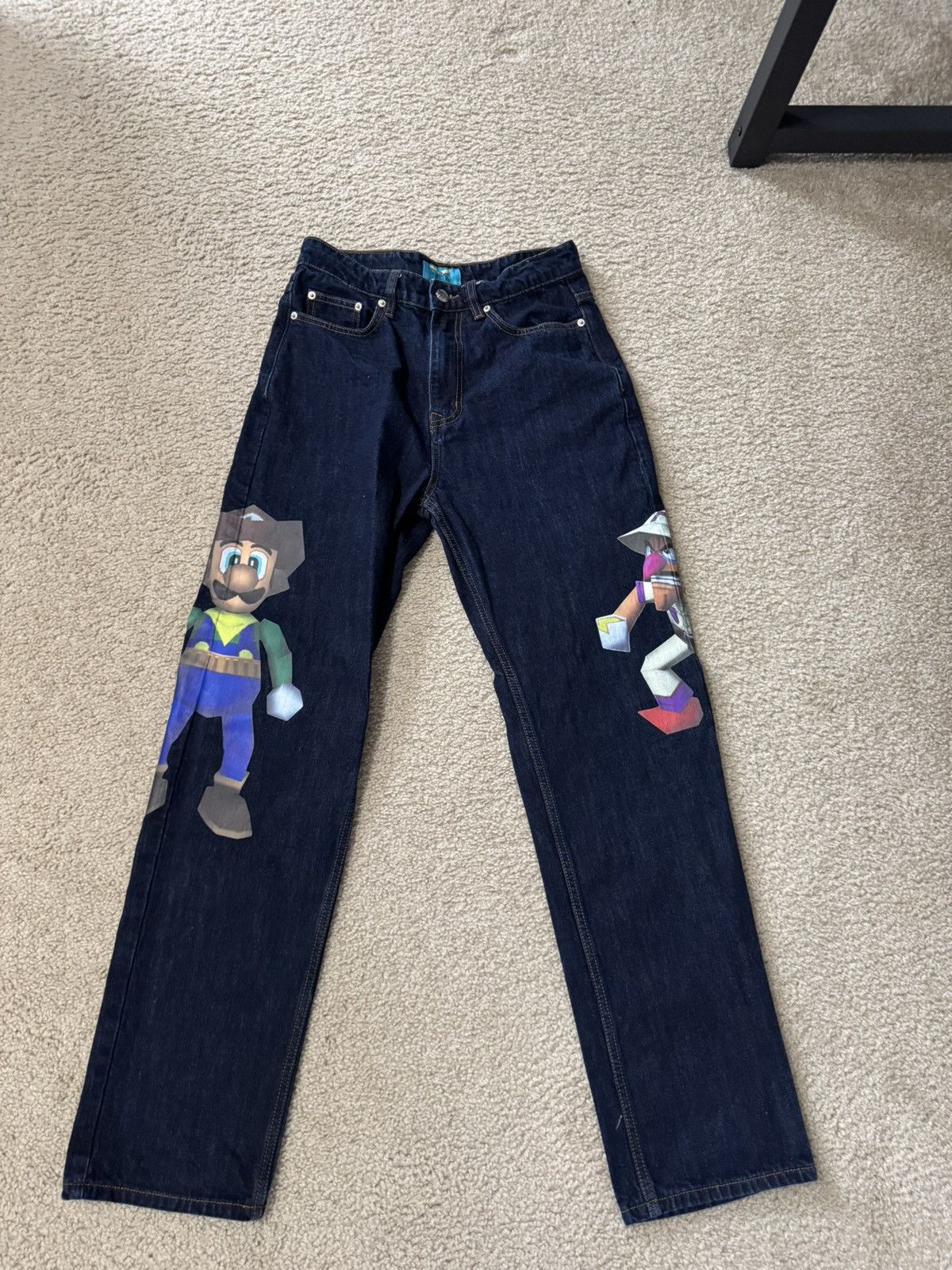 Other Jalonisdead Luigi X Waluigi jeans Size US 30 / EU 46 - 1 Thumbnail