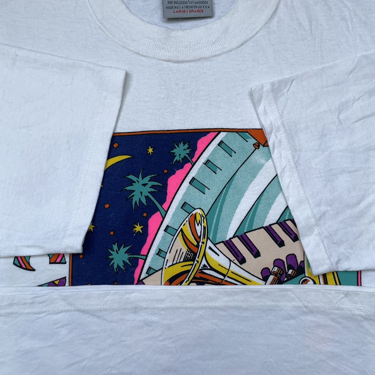 Vintage Vintage Jazz At The Bowl Art T-Shirt Size US L / EU 52-54 / 3 - 8 Thumbnail