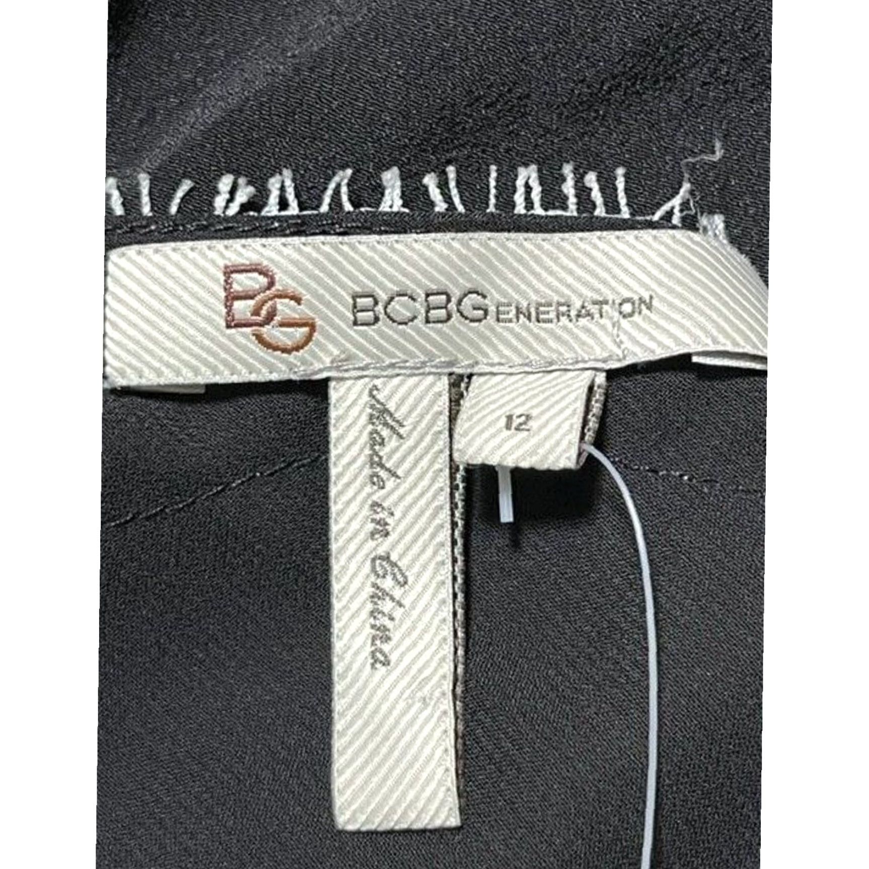 BCBGeneration BCBGGeneration Slip Dress 12 Dark Coquette Romantic Chic Mini Clubwear Y2K Hoco Dress Sleeveless Spaghetti V-Neck Lace Black Size XL / US 12-14 / IT 48-50 - 7 Thumbnail