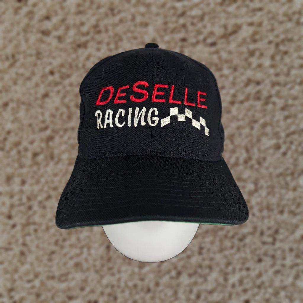Vintage Chad DESELLE Racing Hat Snapback Adult One Size Black Wool Blend Yupoong Size ONE SIZE - 1 Thumbnail